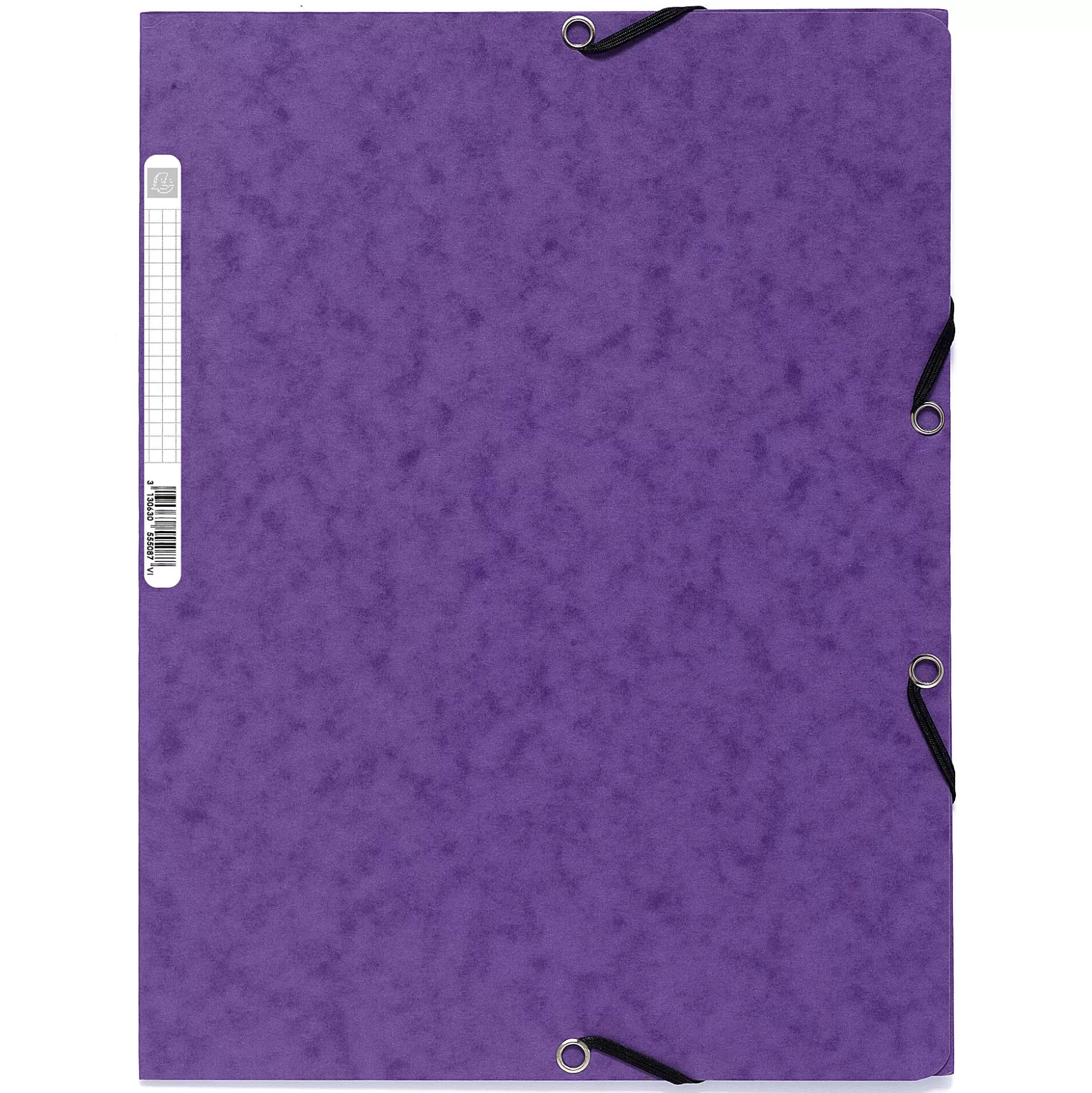 EXACOMPTA Mappen & Hoezen-Elastomap 3 Kleppen A4 Glanskarton 400G/M 1 Van 10 Kleuren