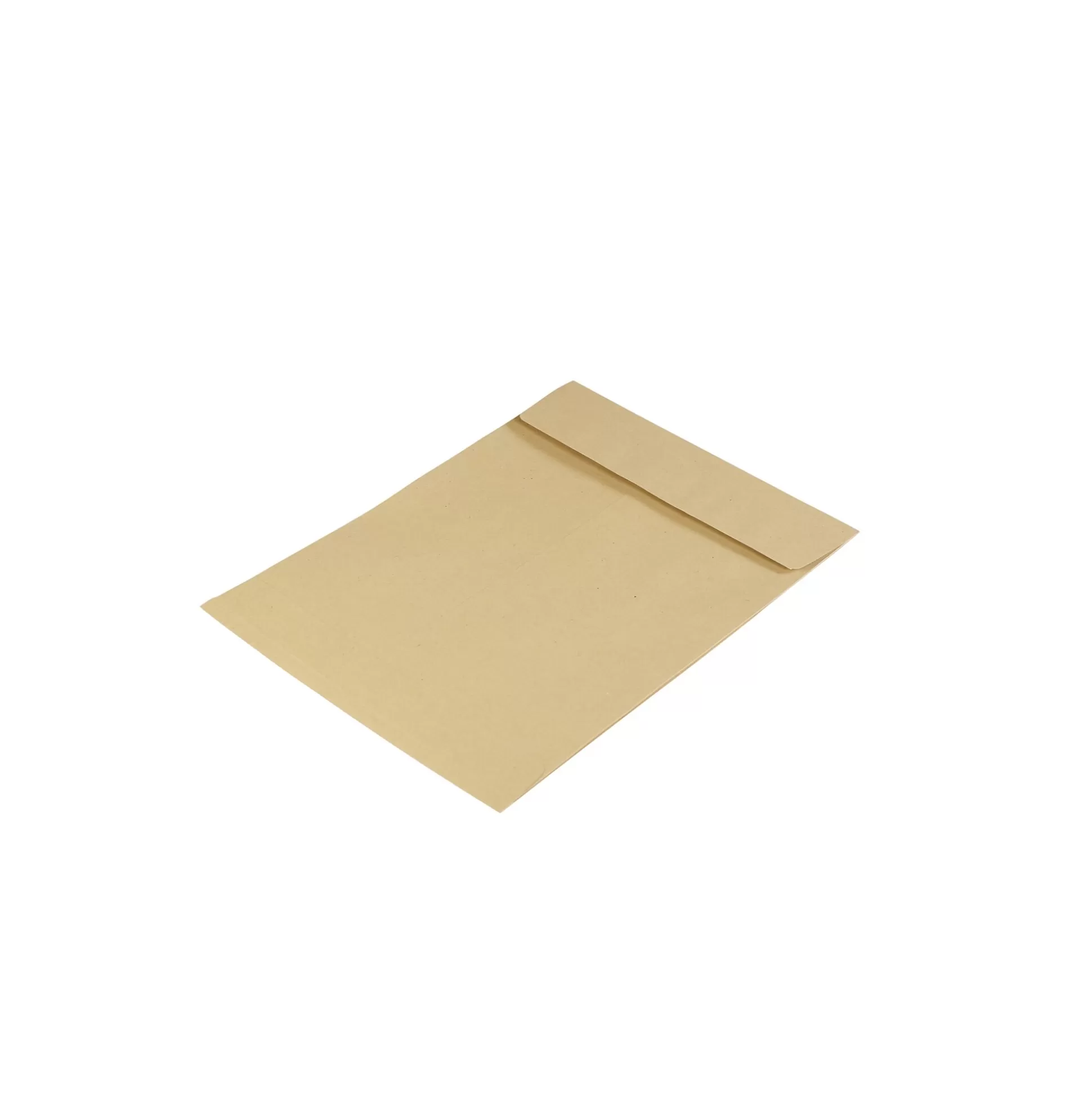 * Enveloppen & Postzegels-Envelop Balg 230X310X20Mm Bruin 130G/M Strip + Balg 5 Stuks