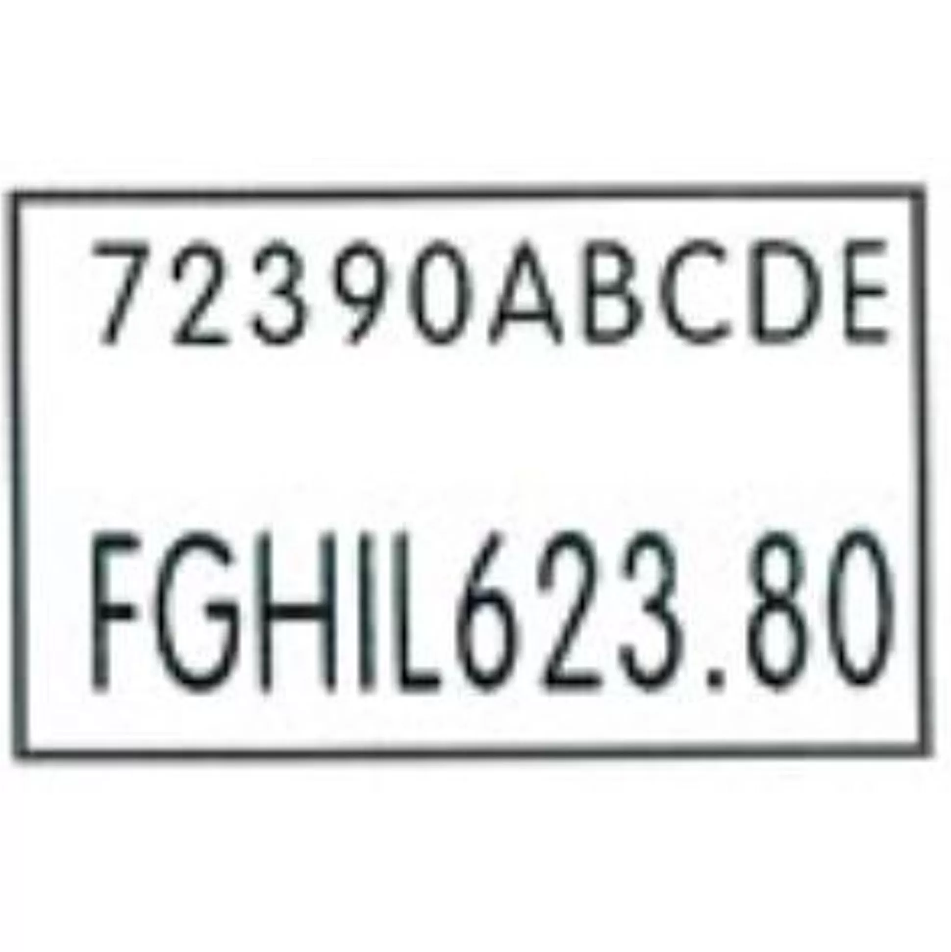 * Labelen & Stempelen-Etiketrol 26X19Mm Wit Afn. Voor Mipa (900 Stuks) 6 Rollen