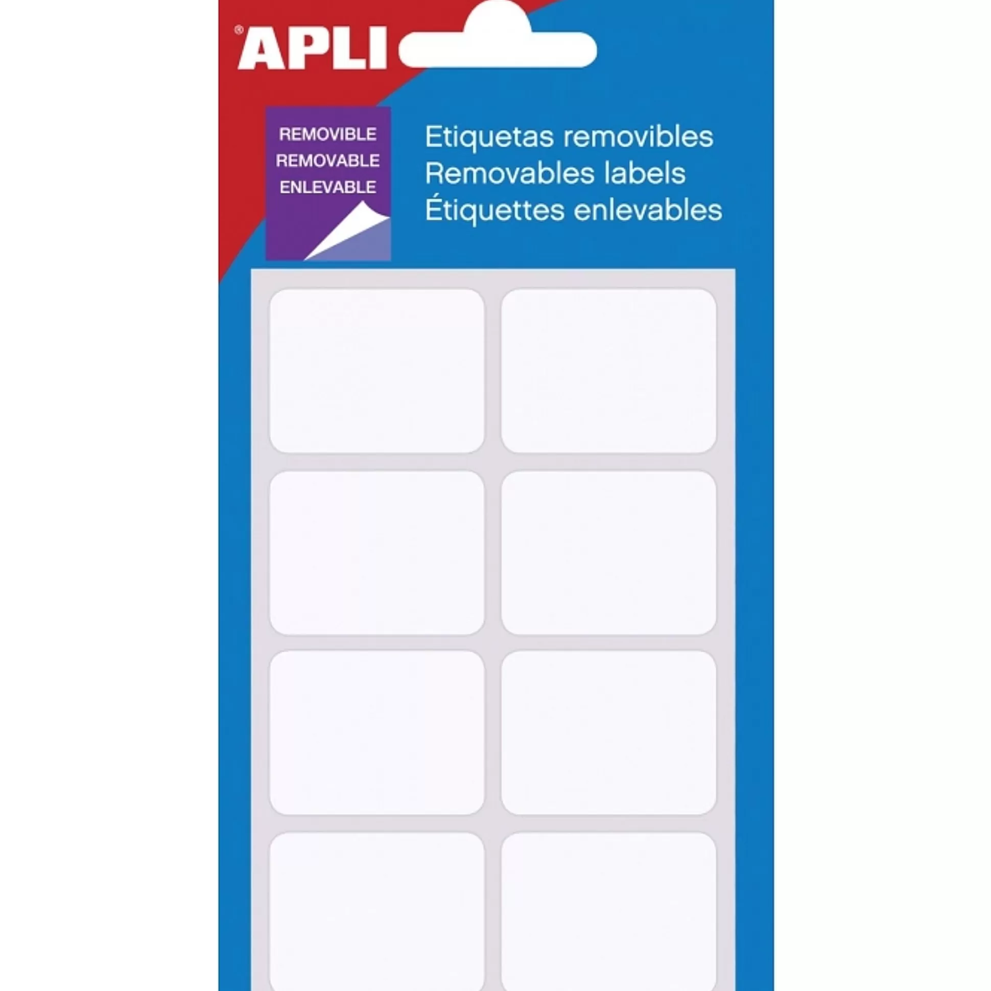 APLI Etiketten & Labels-Etiketten 25X40Mm Wit 7 Vellen 56 Stuks