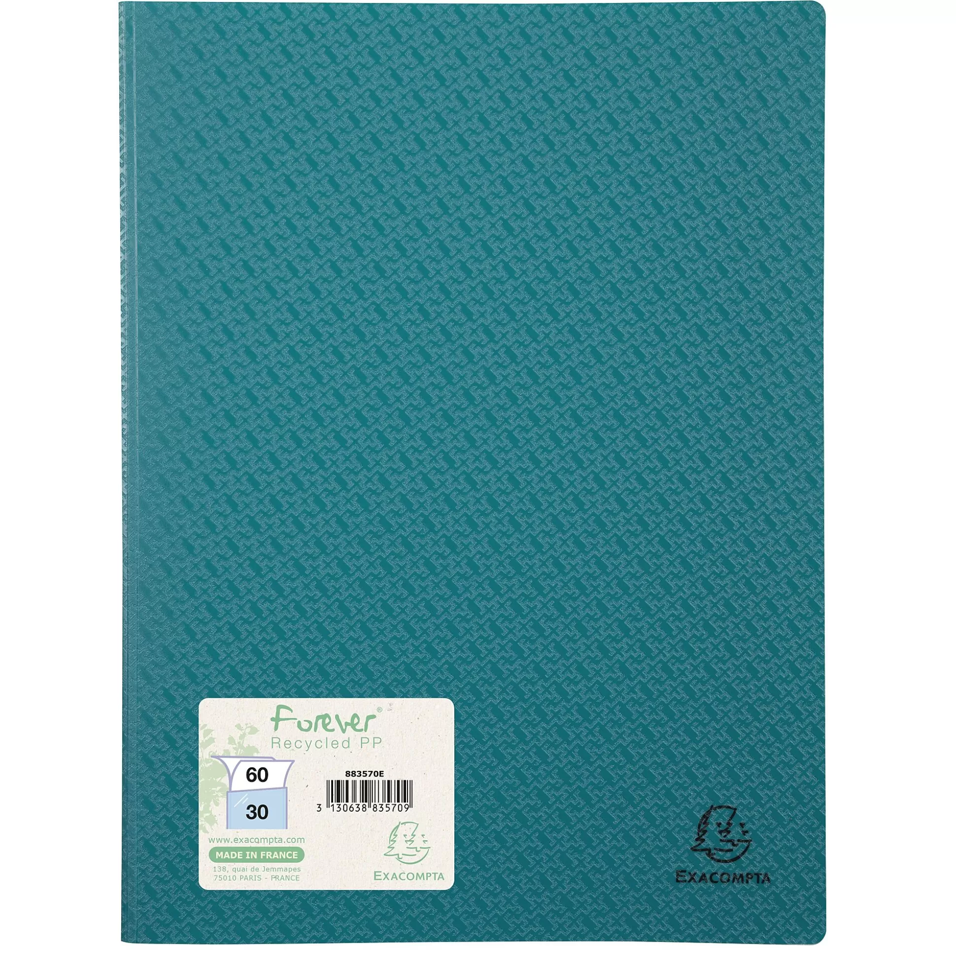 EXACOMPTA Klasseren-Forever Showalbum Pp A4 30 Tassen 60 Zichten 1 Van 4 Kleuren