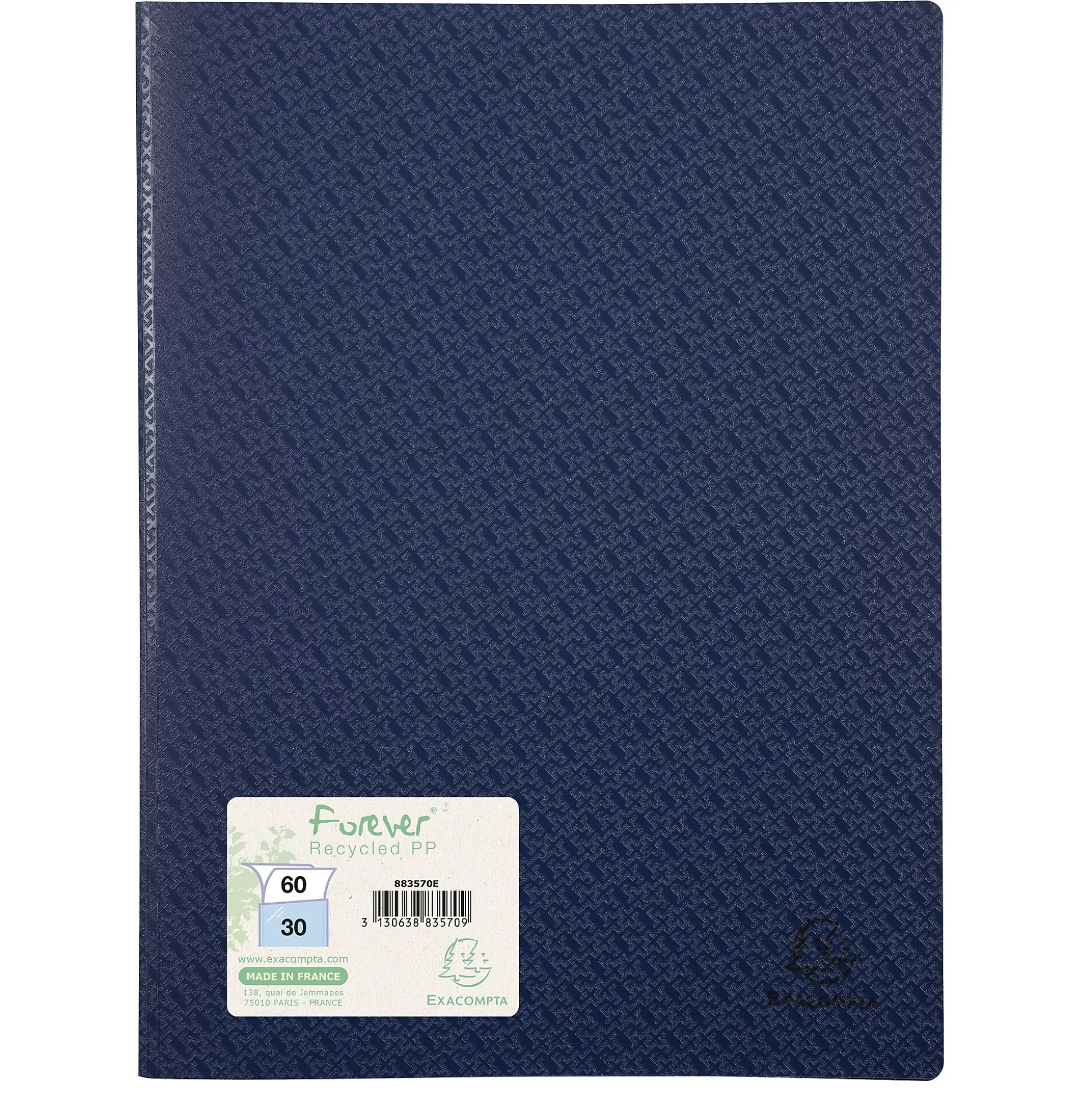 EXACOMPTA Klasseren-Forever Showalbum Pp A4 30 Tassen 60 Zichten 1 Van 4 Kleuren