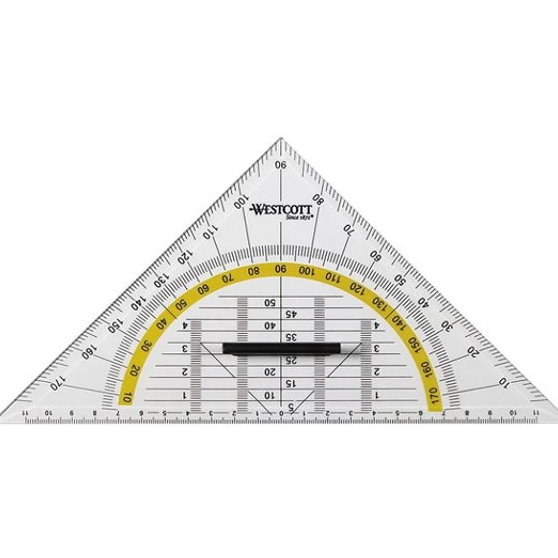 WESTCOTT Meten-Geodriehoek Met Greep 22Cm