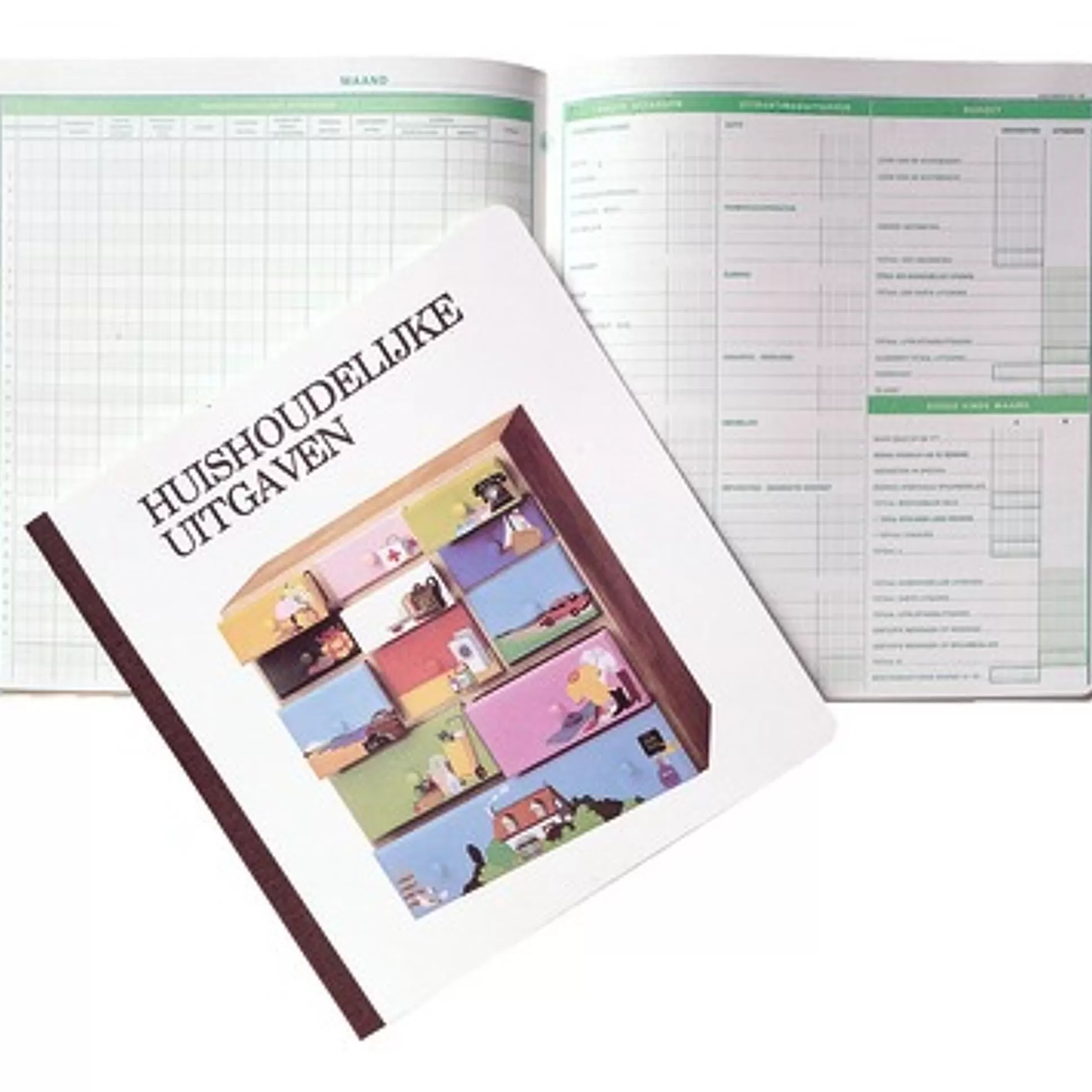 EXACOMPTA Speciaal Papier & Schrijfboeken-Huishoudelijk Uitgaven- En Organisatieboekje - Gezinsbudget Nl 27X25Cm 56 Pagina's