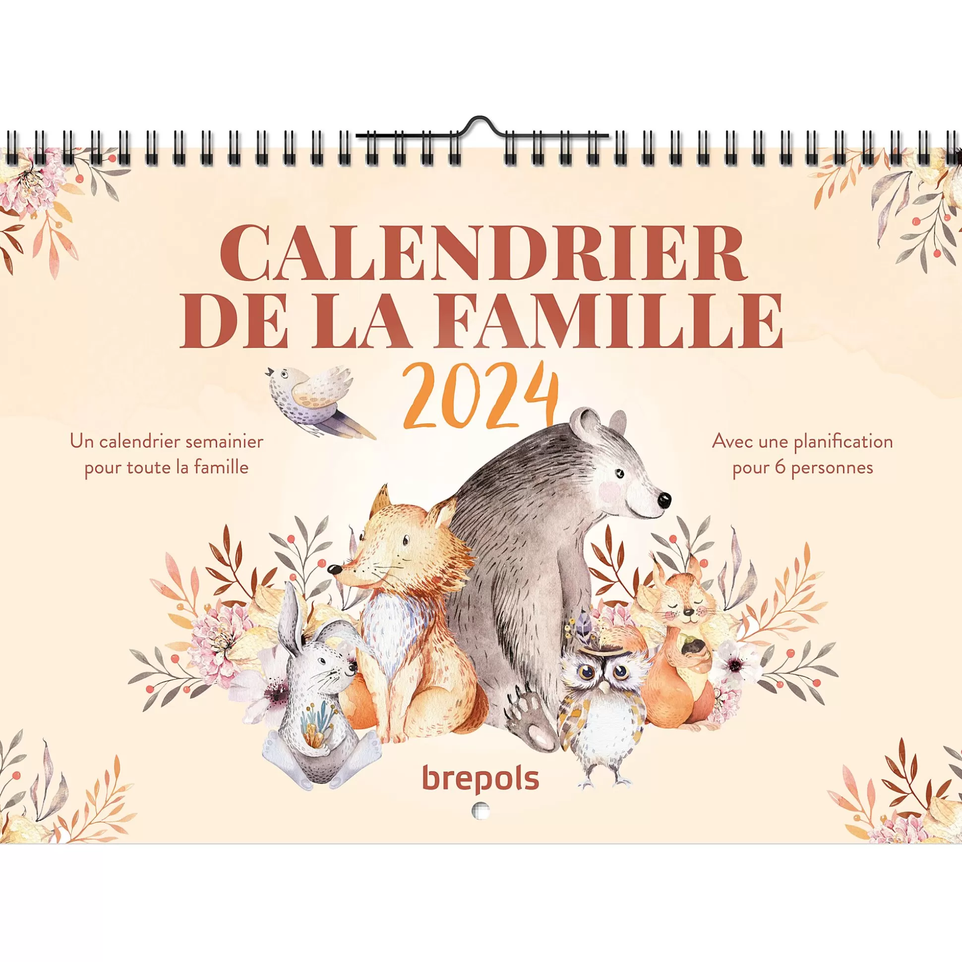 BREPOLS Kalenders-Kalender Familieplanner Fr 25X30Cm 5 Gezinsleden