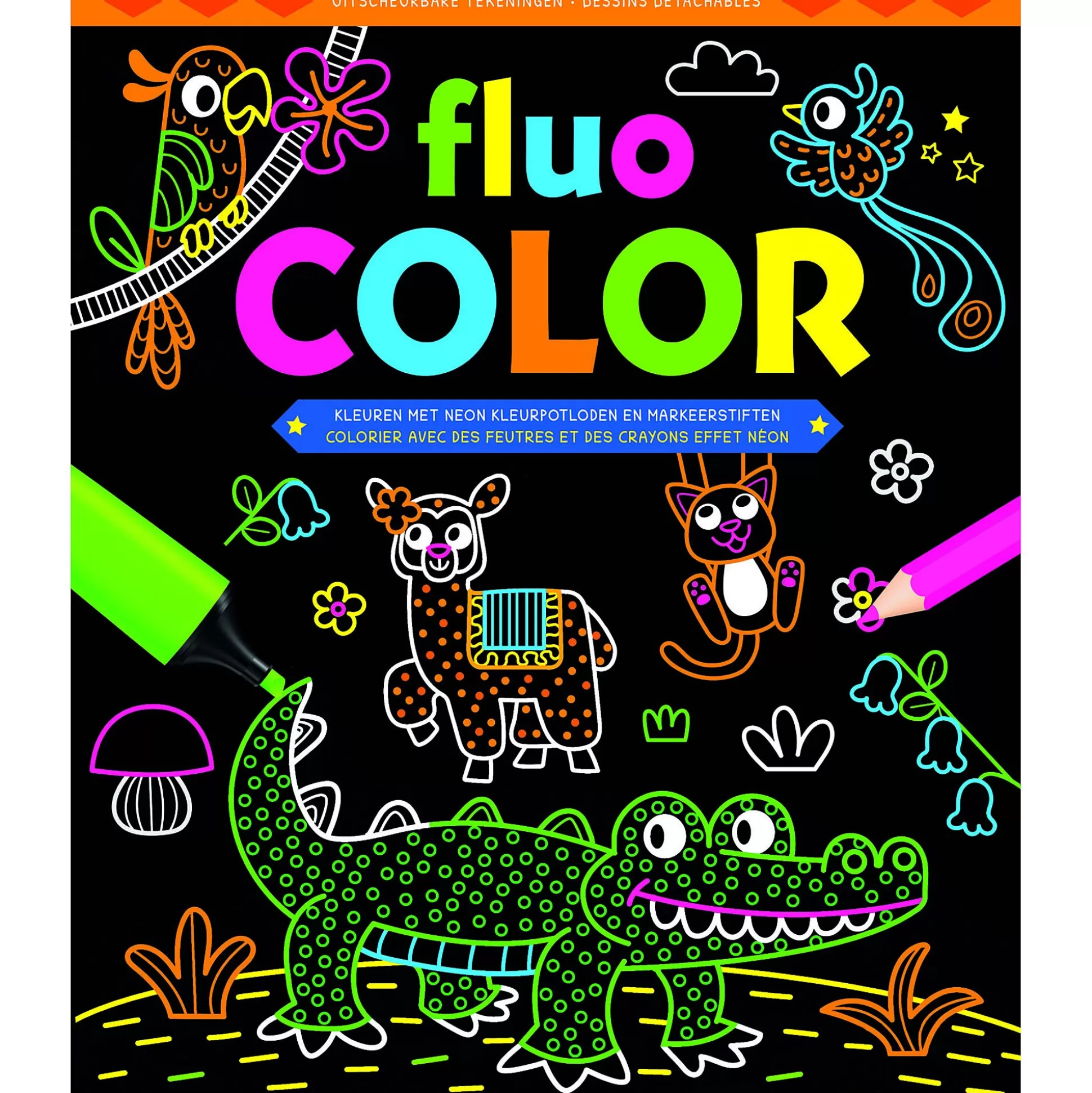 * Kleurboeken-Kleurboek Fluo Color