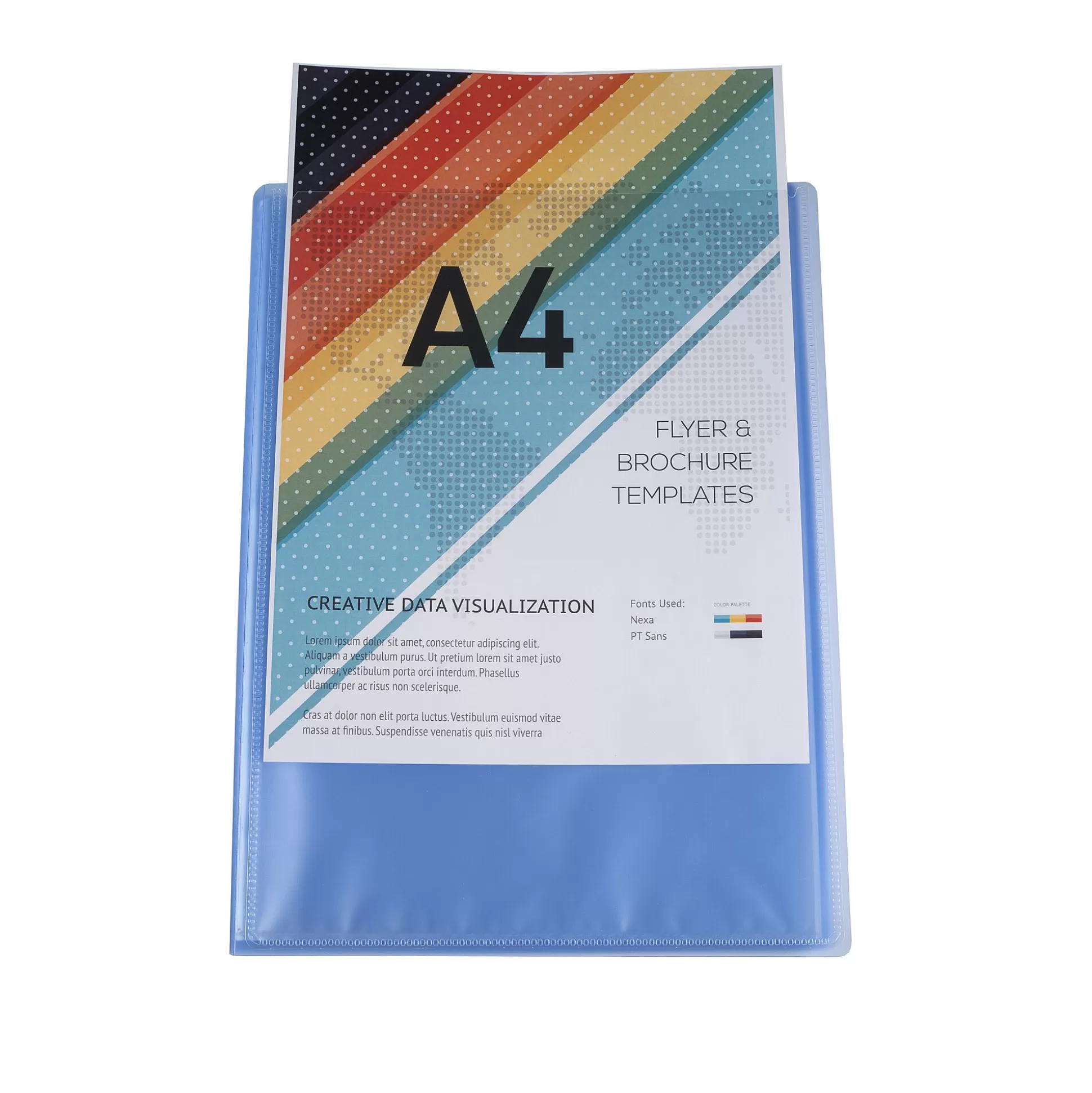 EXACOMPTA Klasseren-Kreacover Showalbum Pp A4 60 Tassen 120 Zichten 1 Van 5 Kleuren