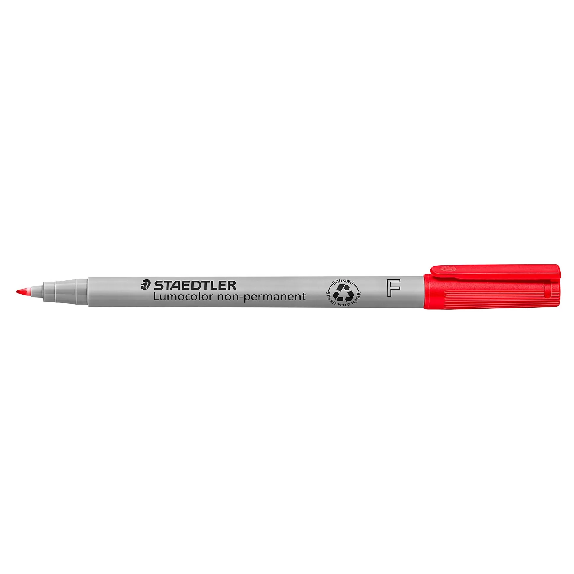 STAEDTLER Stiften-Lumocolor Non-Permanent Fijn Rood