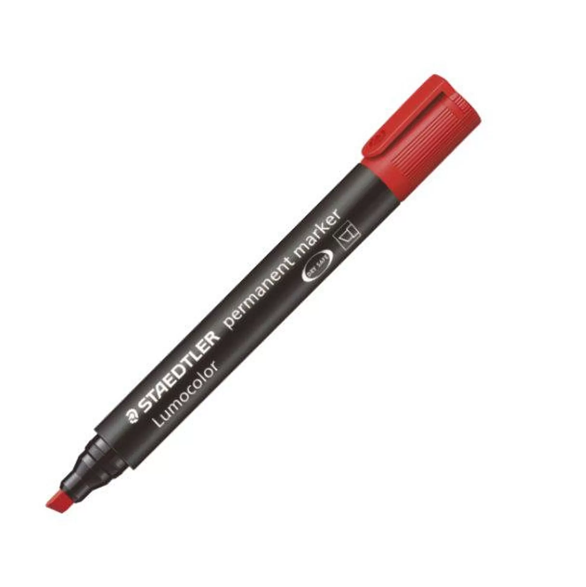 STAEDTLER Stiften-Lumocolor Permanent Marker Beitelpunt Rood
