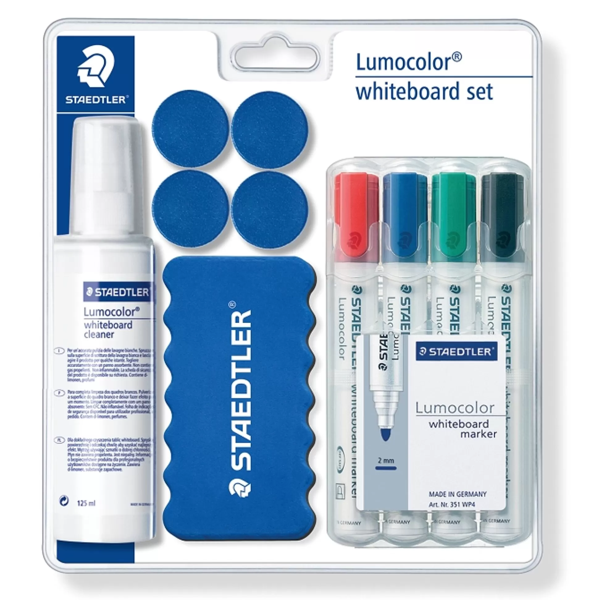 STAEDTLER Klein Presentatiemateriaal-Lumocolor Whiteboard Set