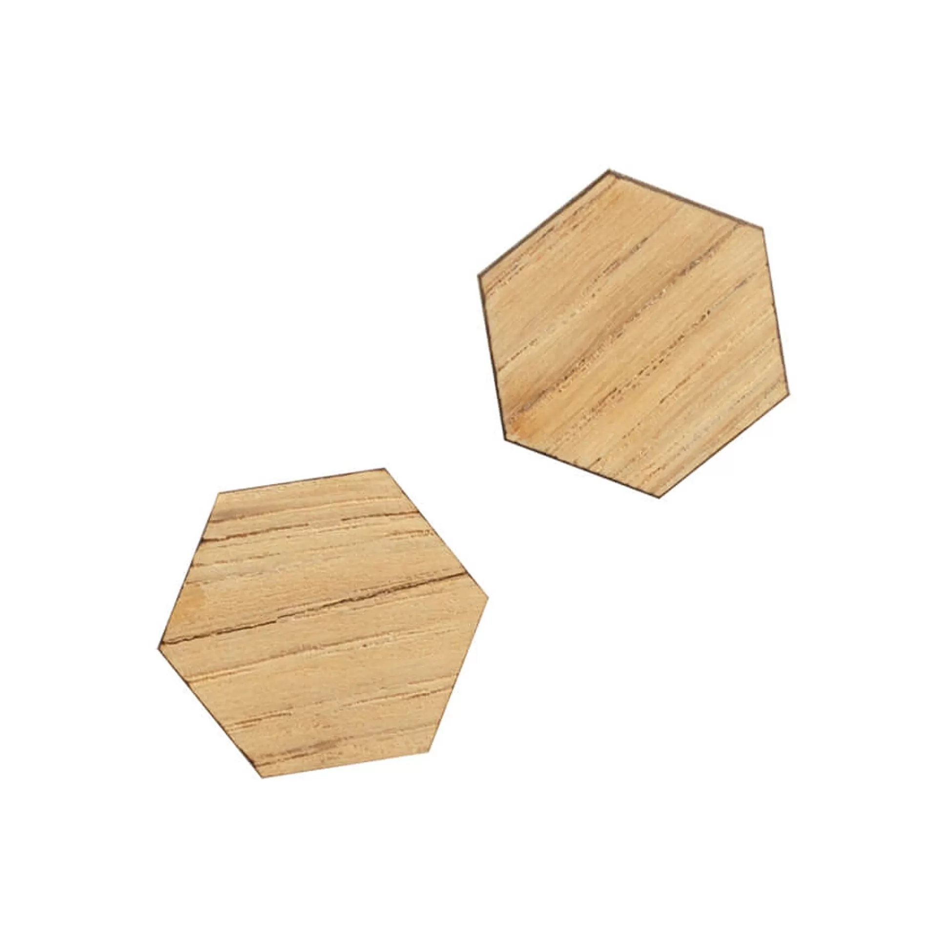 NAGA Klein Presentatiemateriaal-Magneet 2,5X2,5Cm Hout Extra Strong 2 Stuks