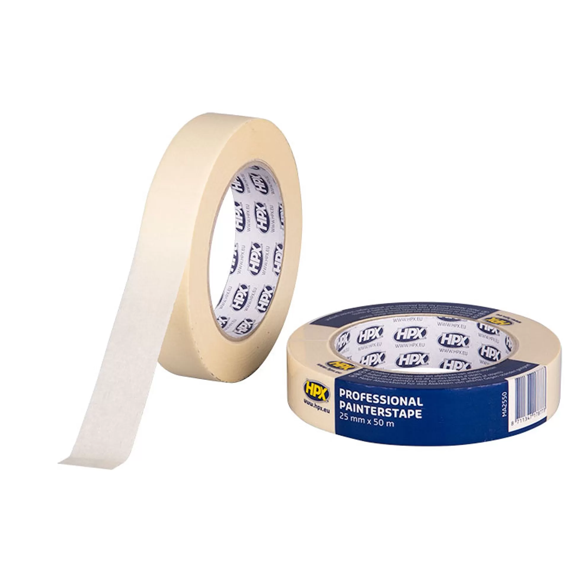 HPX Lijmen & Plakken-Masking Tape 60°C 25Mm X 50M Cr Me