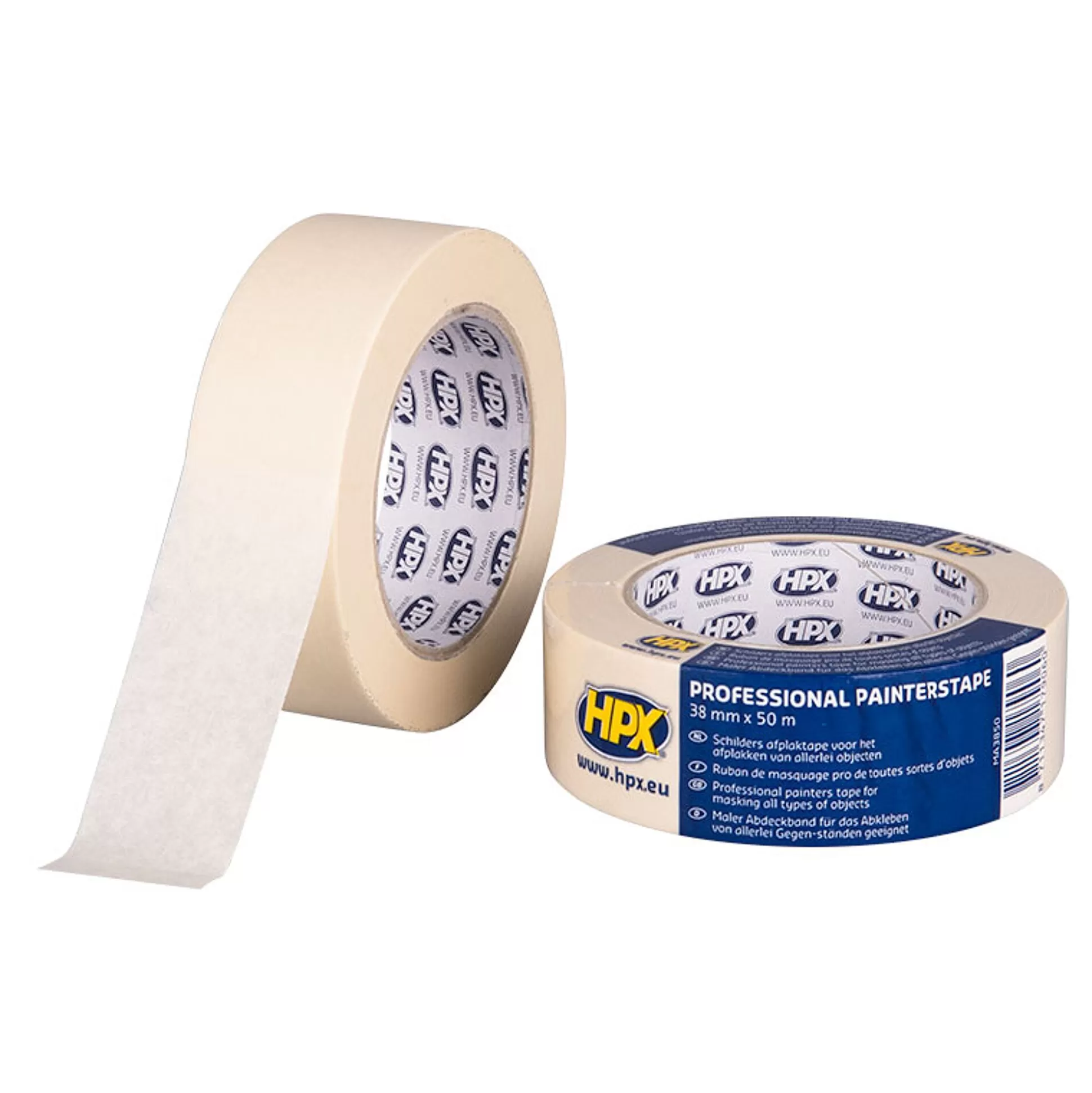 HPX Lijmen & Plakken-Masking Tape 60°C 38Mm X 50M Cr Me