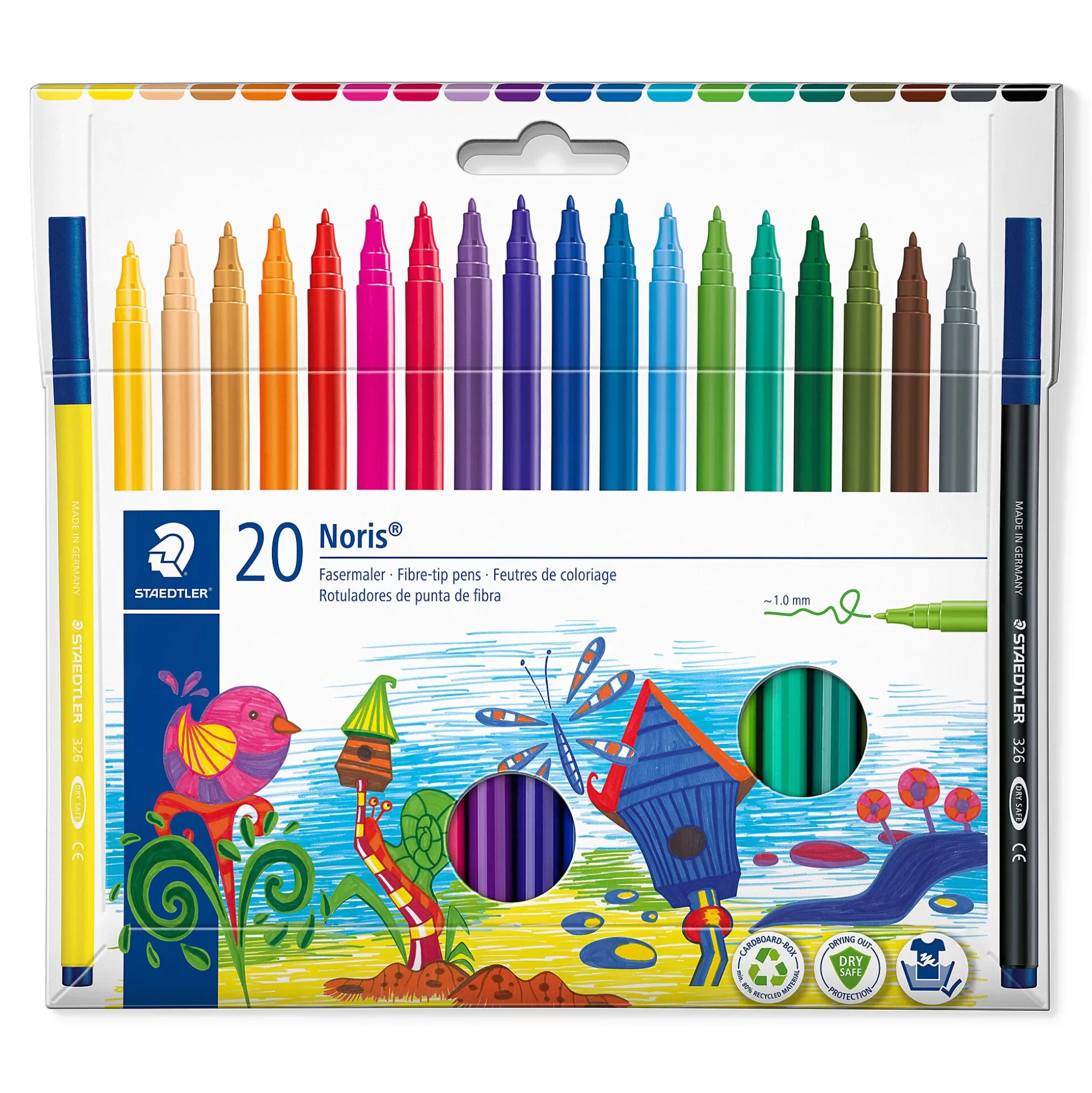 STAEDTLER Stiften-Noris Kleurstiften Etui 20 Stuks