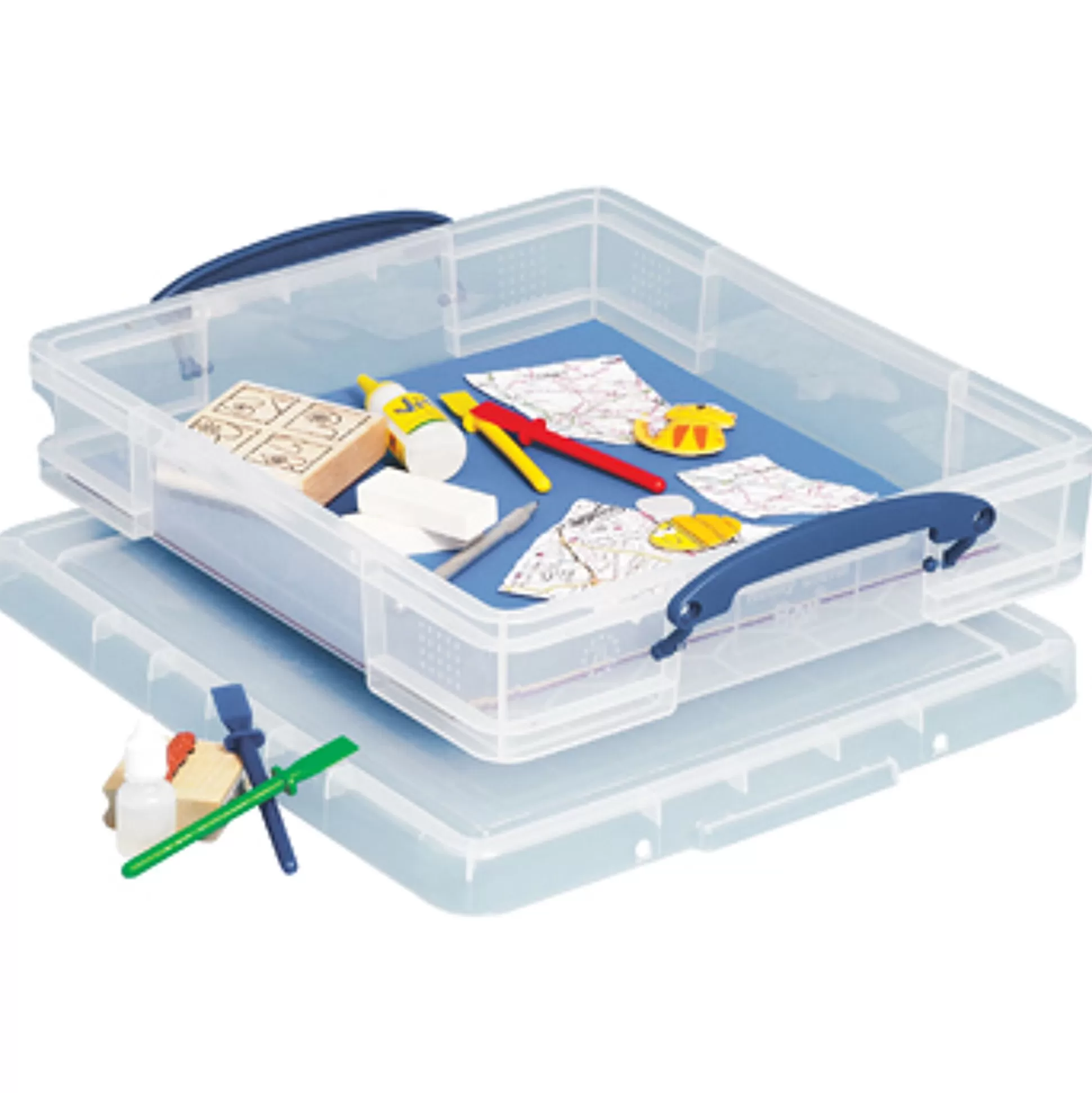 REALLY USEFUL BOX Opbergen-Opbergdoos Met 7 Verdelingen 7L Transparant