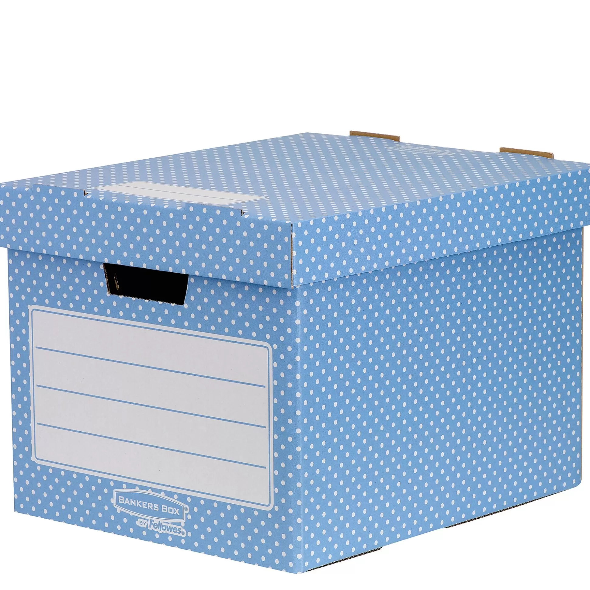 FELLOWES Klasseren-Opbergdoos Style Standaard 390 X 333 X 285 Mm Blauw/Wit 2 Stuks