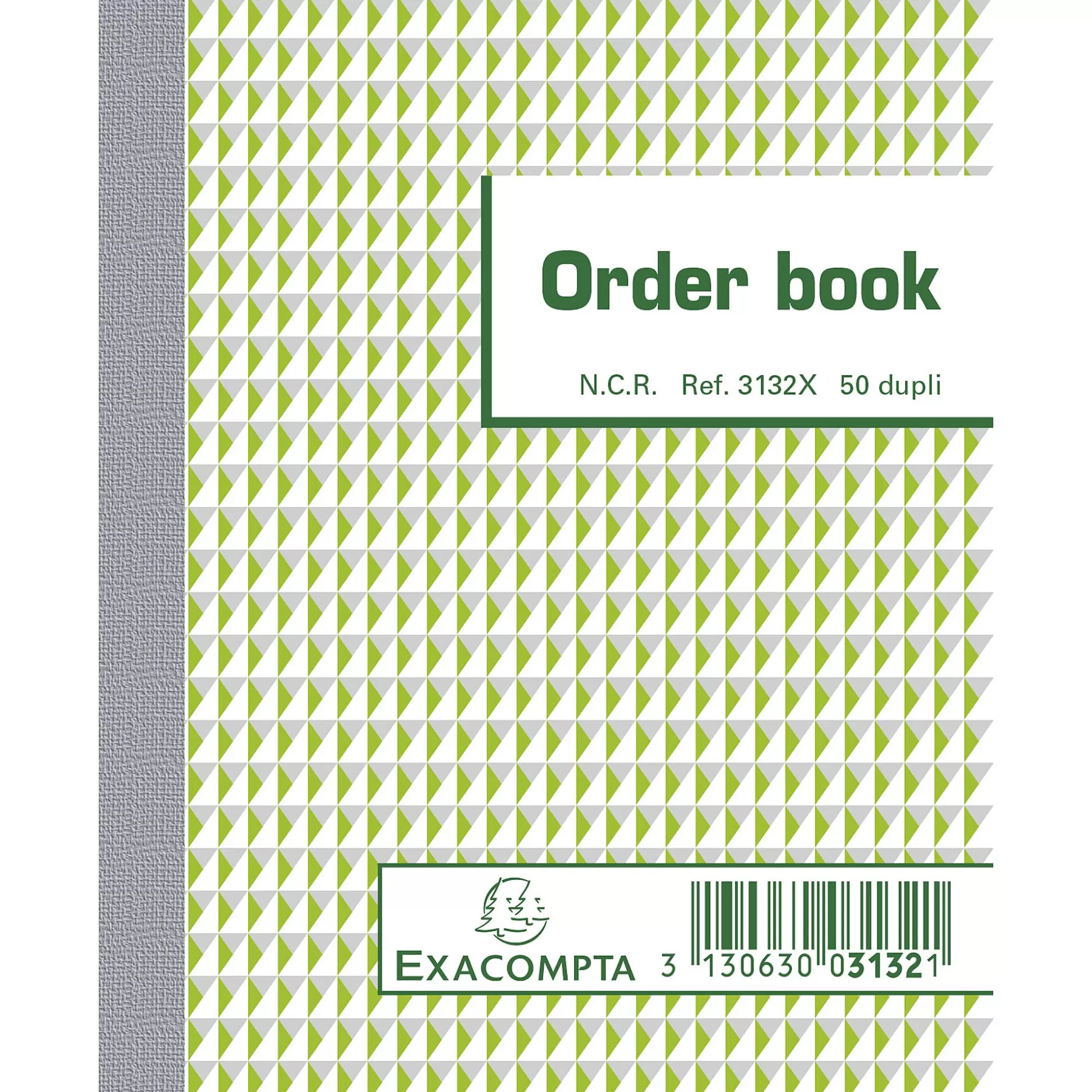 EXACOMPTA Speciaal Papier & Schrijfboeken-Orderbook Gelijnd 13,5X10,5Cm 50 Bladen Doorschrijfpapier Dupli Ref.3132X