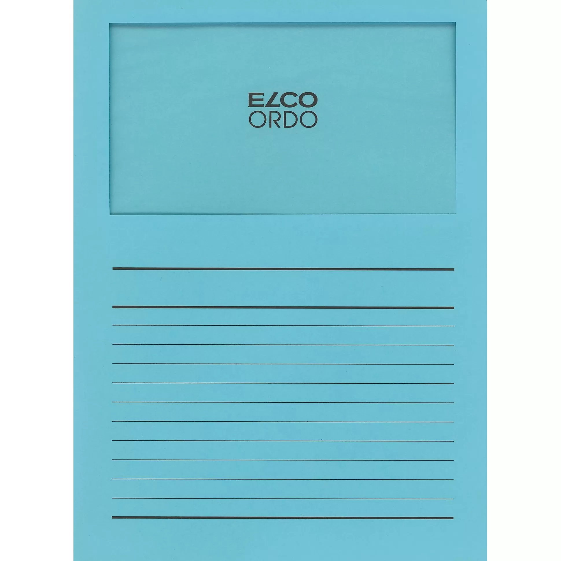 ELCO Mappen & Hoezen-Ordo Classico Venstermap Papier 120G/M Blauw