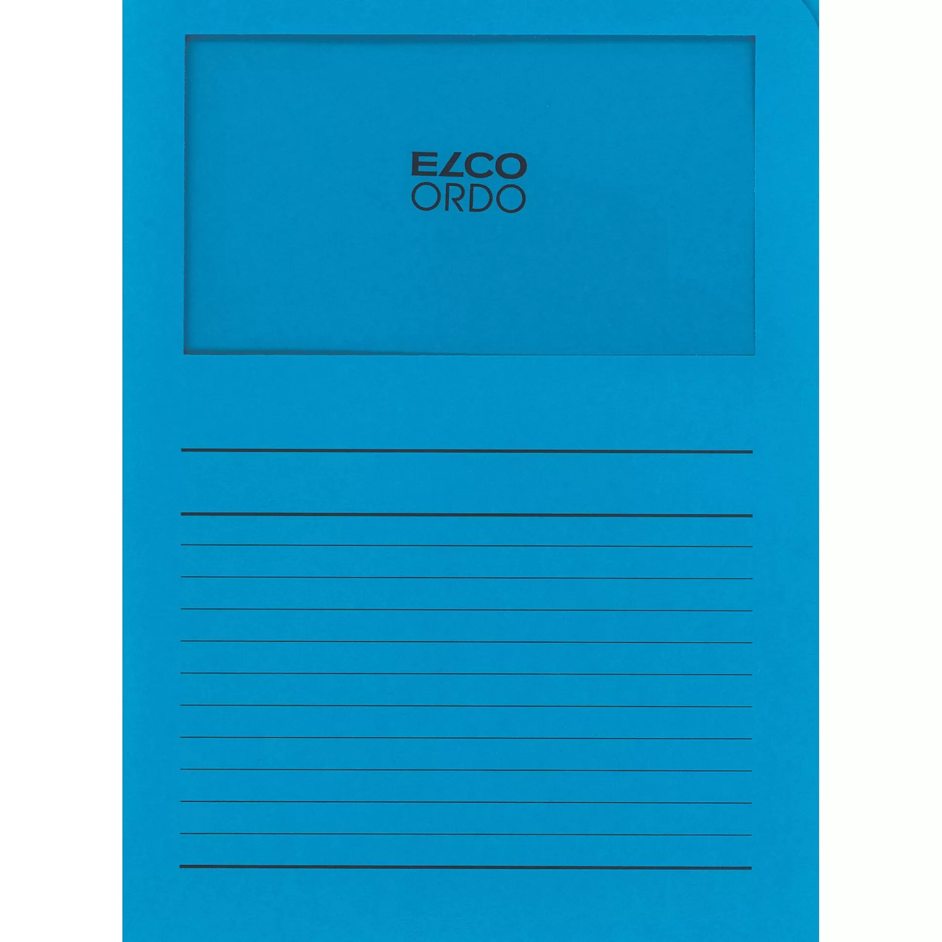 ELCO Mappen & Hoezen-Ordo Classico Venstermap Papier 120G/M Diepblauw