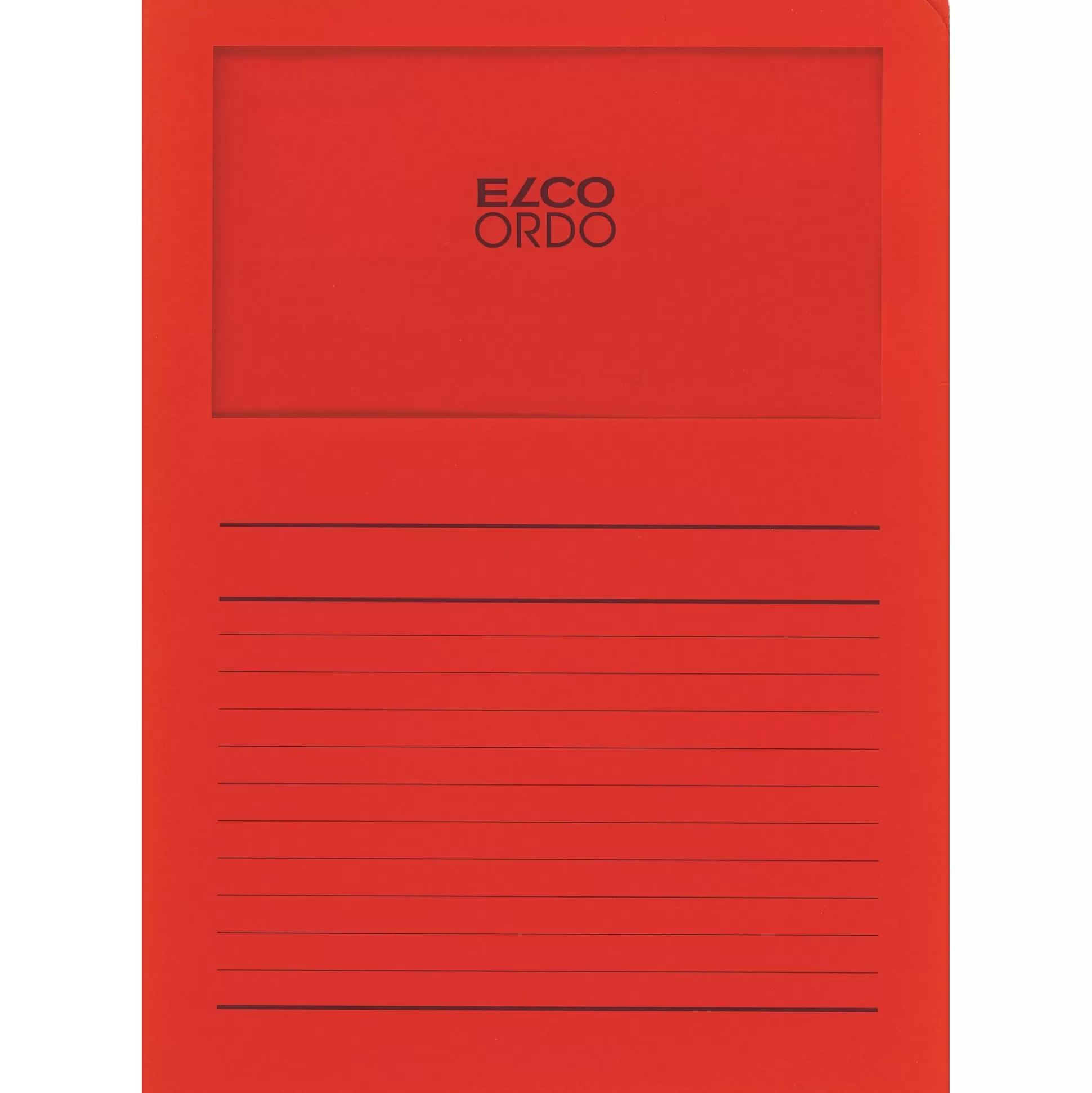 ELCO Mappen & Hoezen-Ordo Classico Venstermap Papier 120G/M Rood