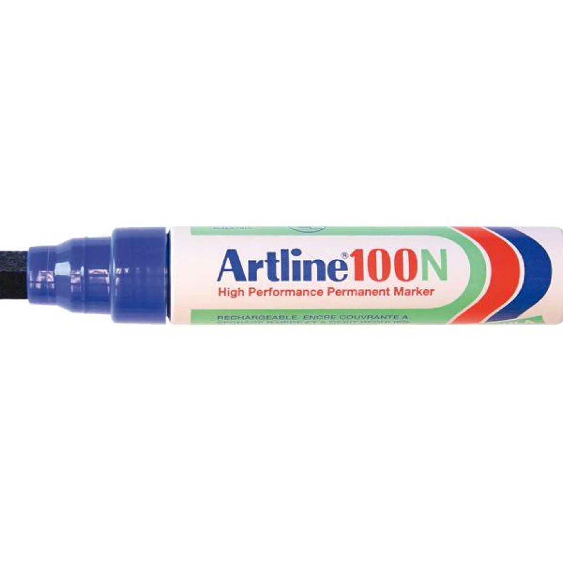 ARTLINE Stiften-Permanentmarker 100 Blauw Schuine Punt 7,5-12Mm 1 Stuk