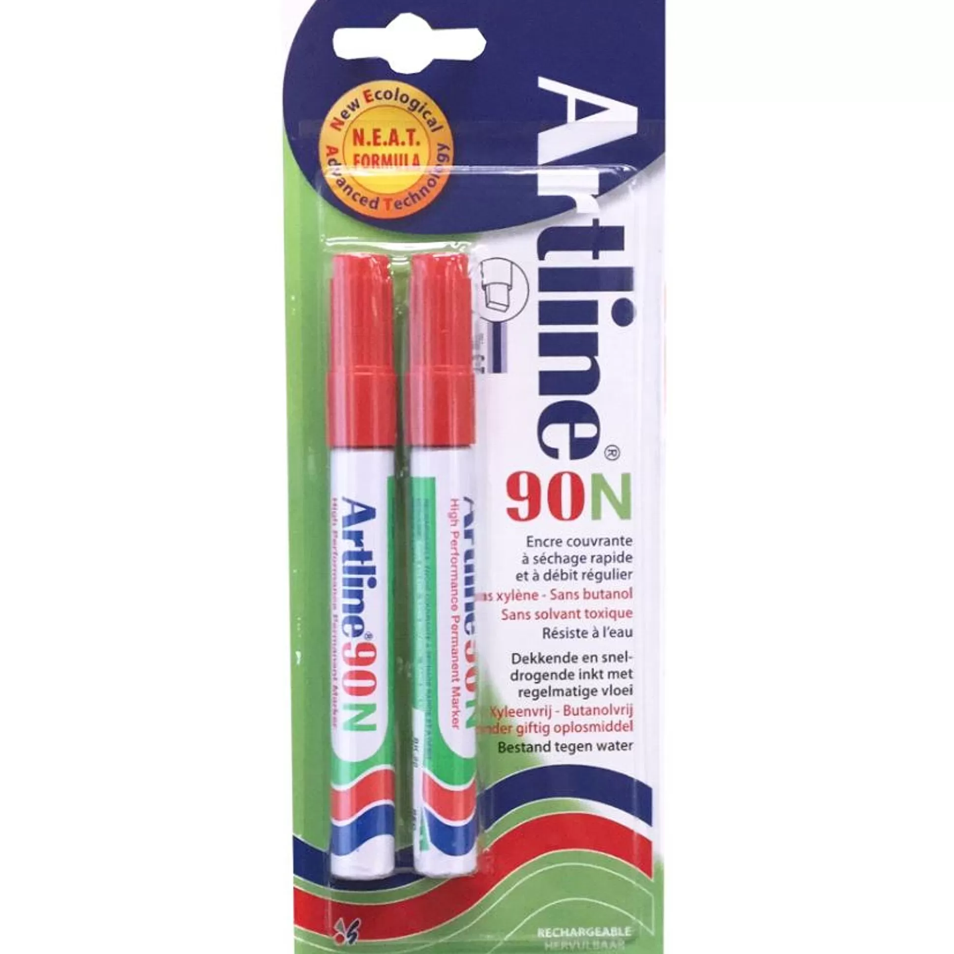 ARTLINE Stiften-Permanentmarker 90 Rood Schuine Punt 2-5Mm