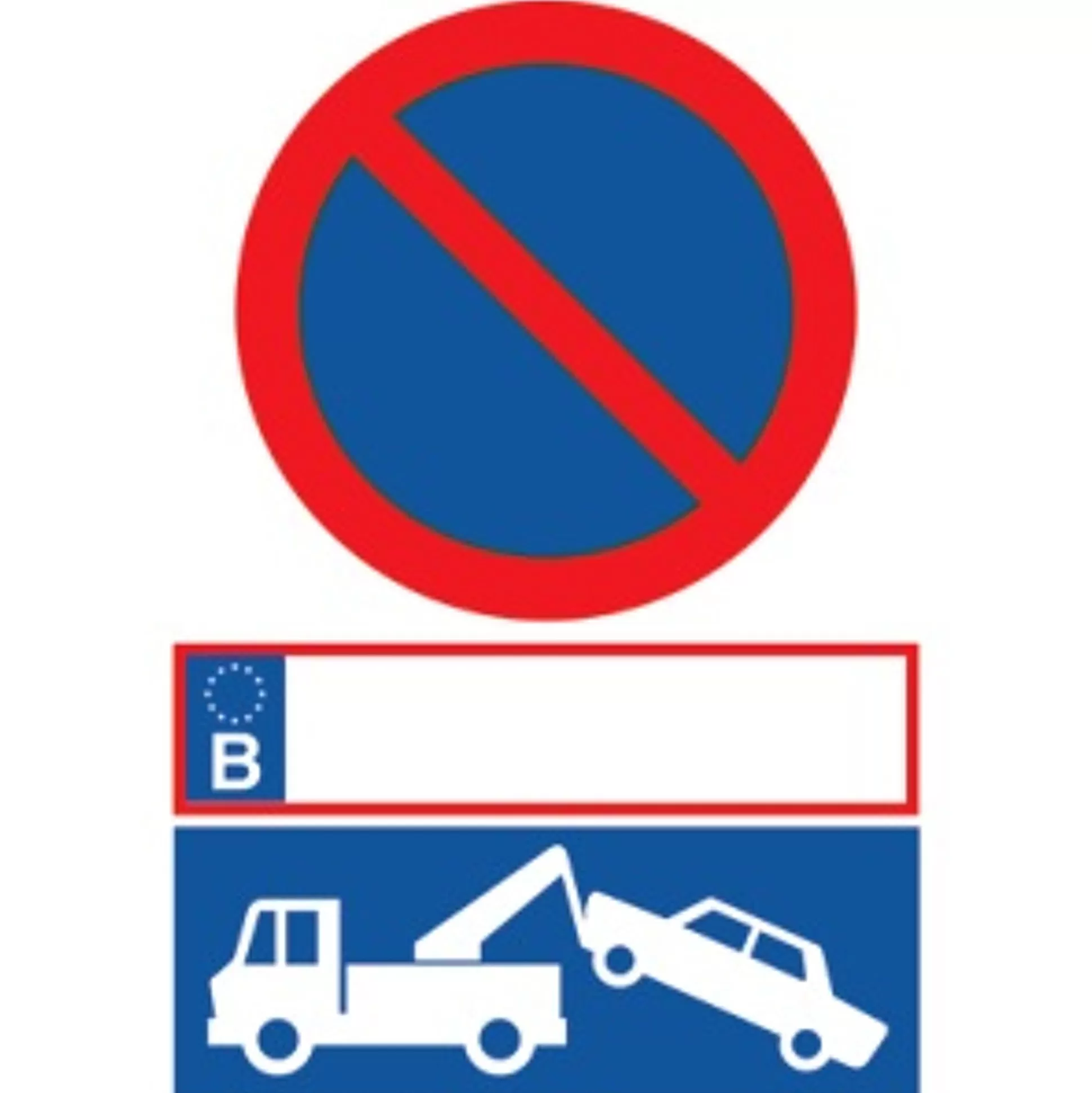 PICKUP Pictogrammen & Promo-Picto Vinyl Parkeerverbod + Wegsleepregeling 23X33Cm