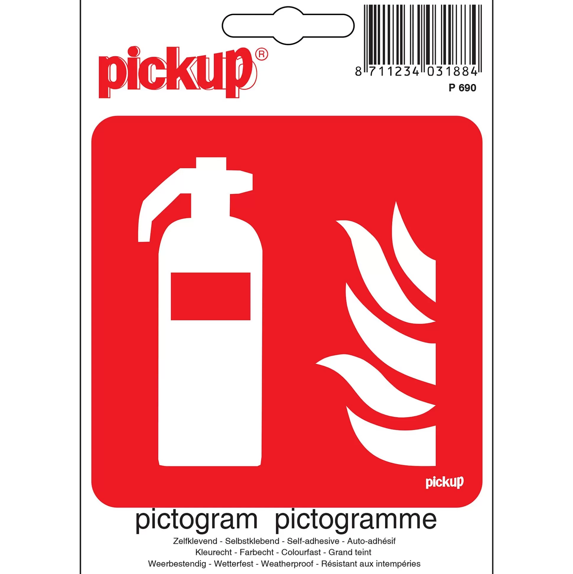 PICKUP Pictogrammen & Promo-Pictogram Brandblusser 10X10Cm