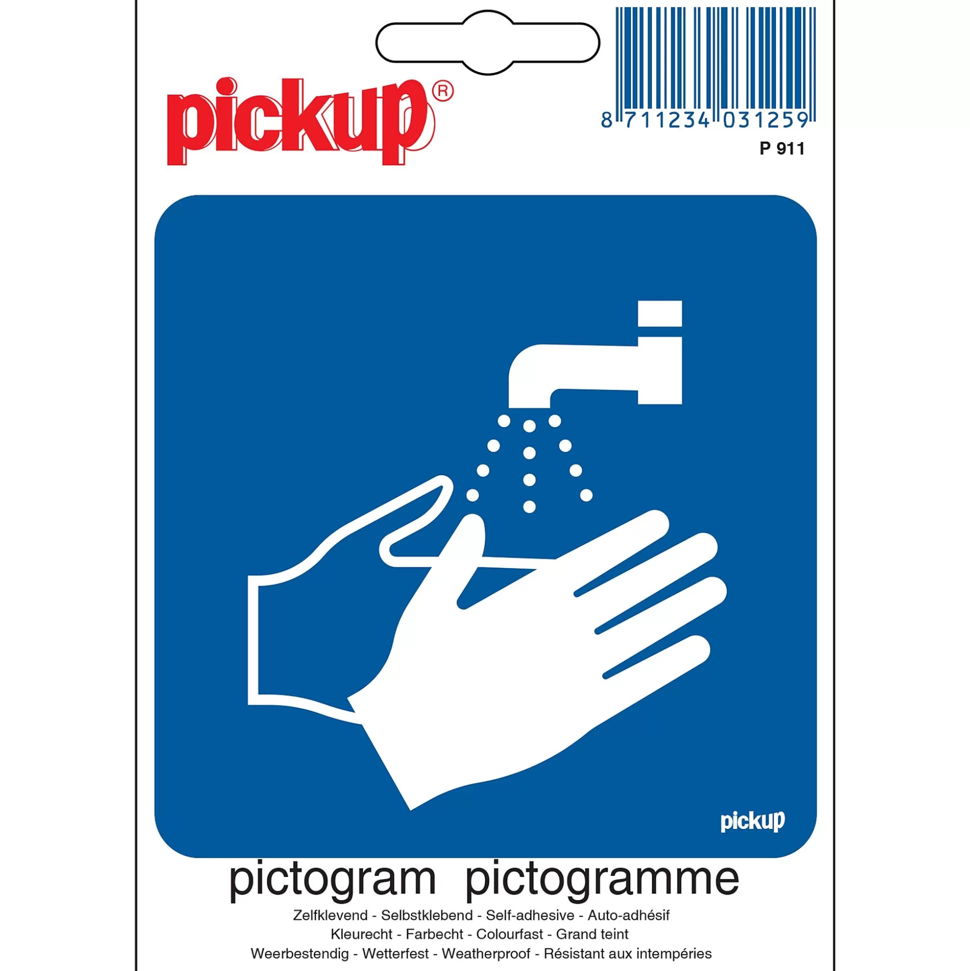 PICKUP Pictogrammen & Promo-Pictogram Handen Wassen Verplicht 10X10Cm