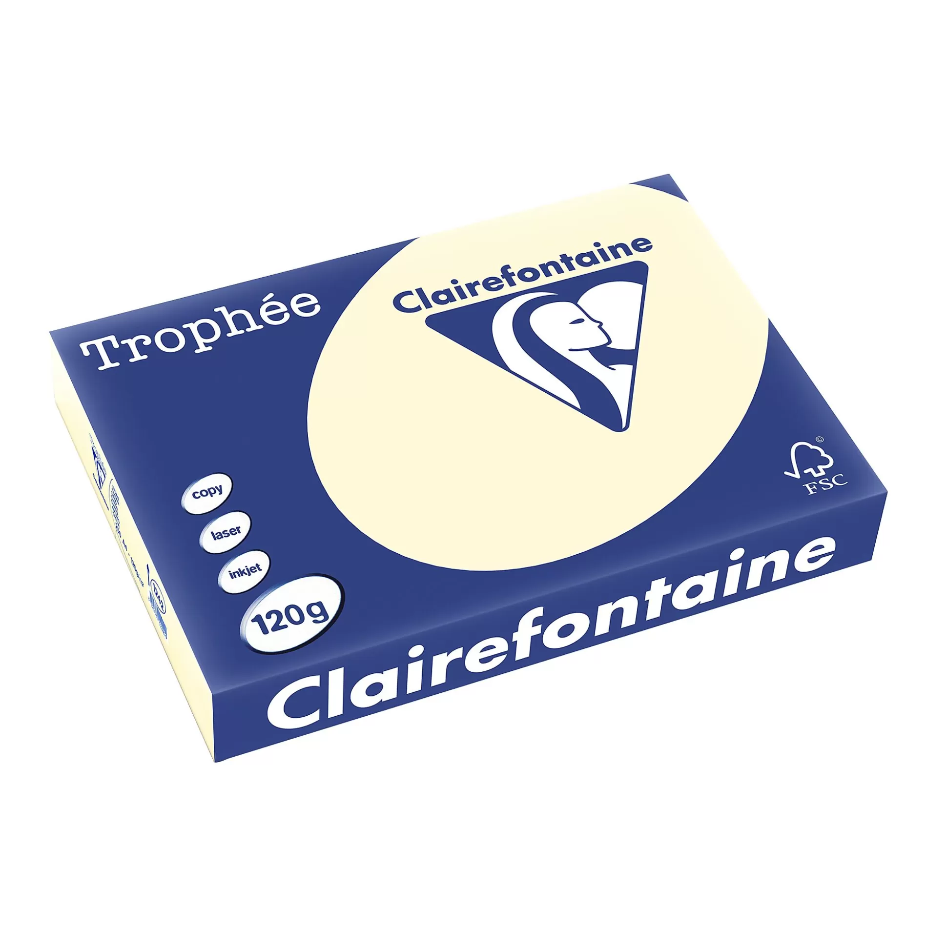 CLAIREFONTAINE Printpapier-Printpapier Cr Me 120G/M A4 Troph E 250 Vellen