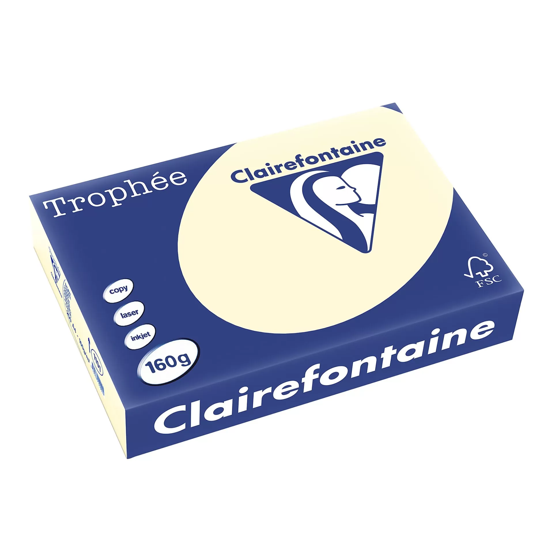 CLAIREFONTAINE Printpapier-Printpapier Cr Me 160G/M A4 Troph E 250 Vellen