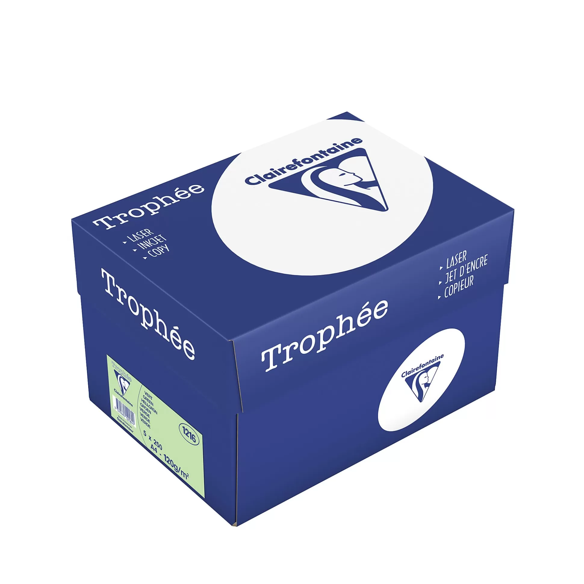 CLAIREFONTAINE Printpapier-Printpapier Groen 120G/M A4 Troph E 250 Vellen