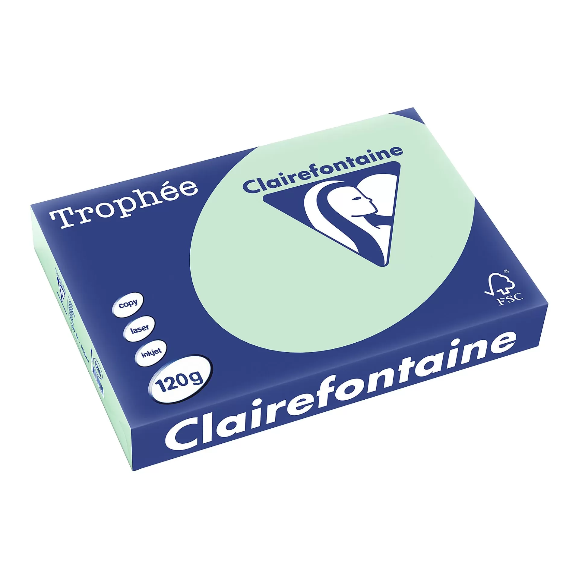 CLAIREFONTAINE Printpapier-Printpapier Groen 120G/M A4 Troph E 250 Vellen