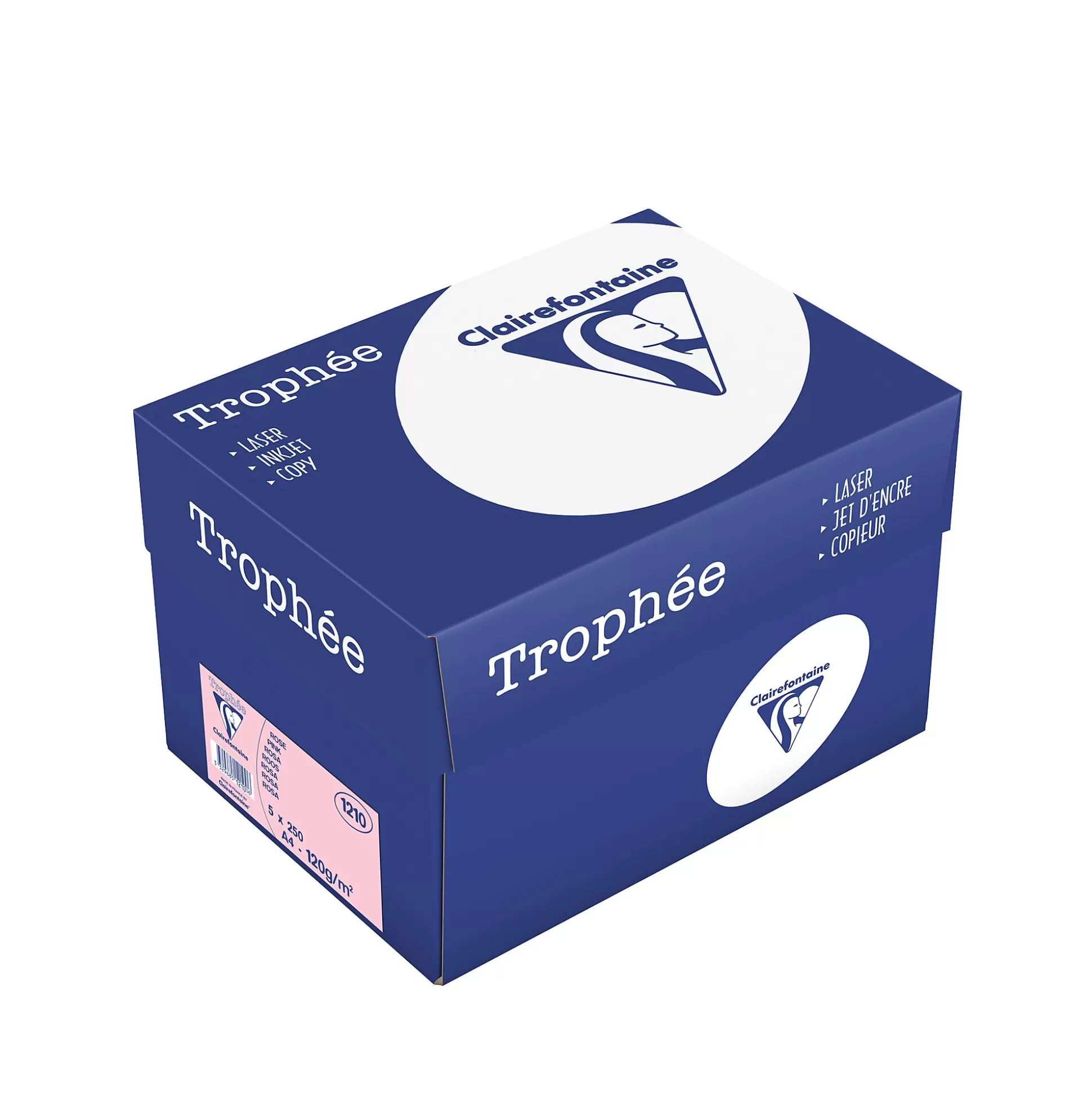 CLAIREFONTAINE Printpapier-Printpapier Roze 120G/M A4 Troph E 250 Vellen