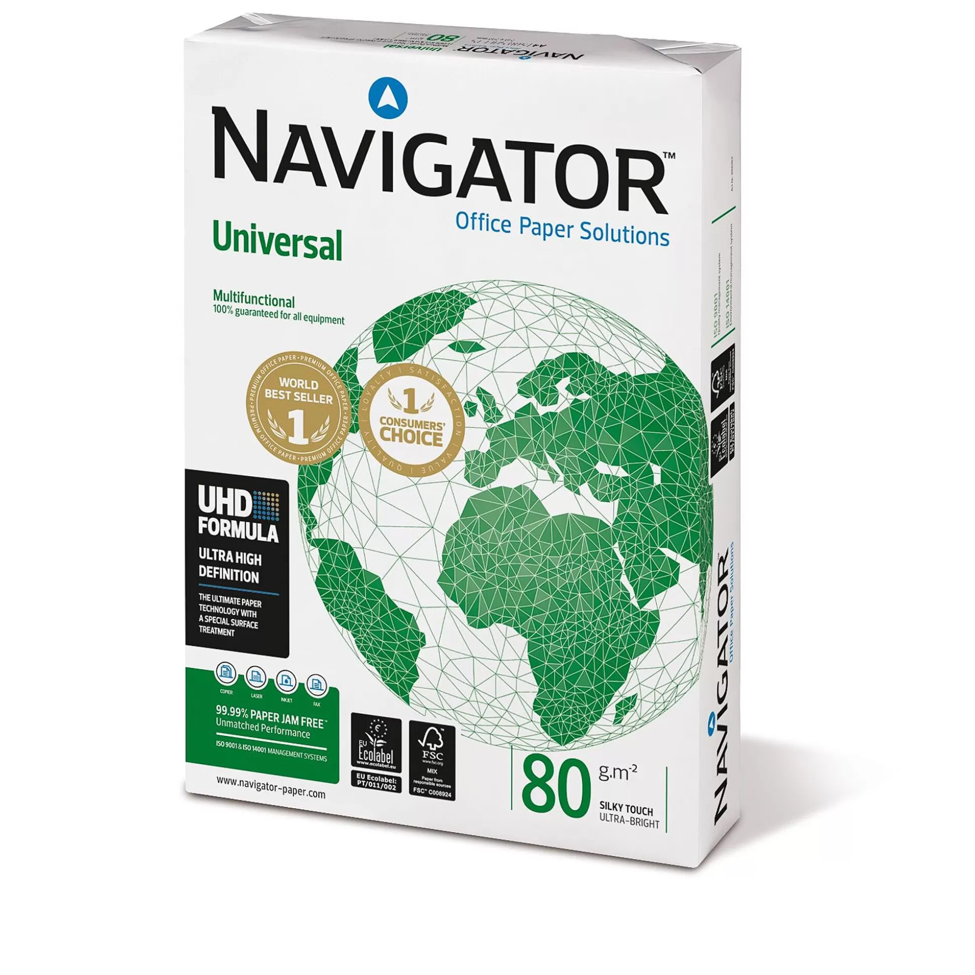 NAVIGATO Printpapier-Printpapier Universal Wit 80G/M A3 500 Vellen