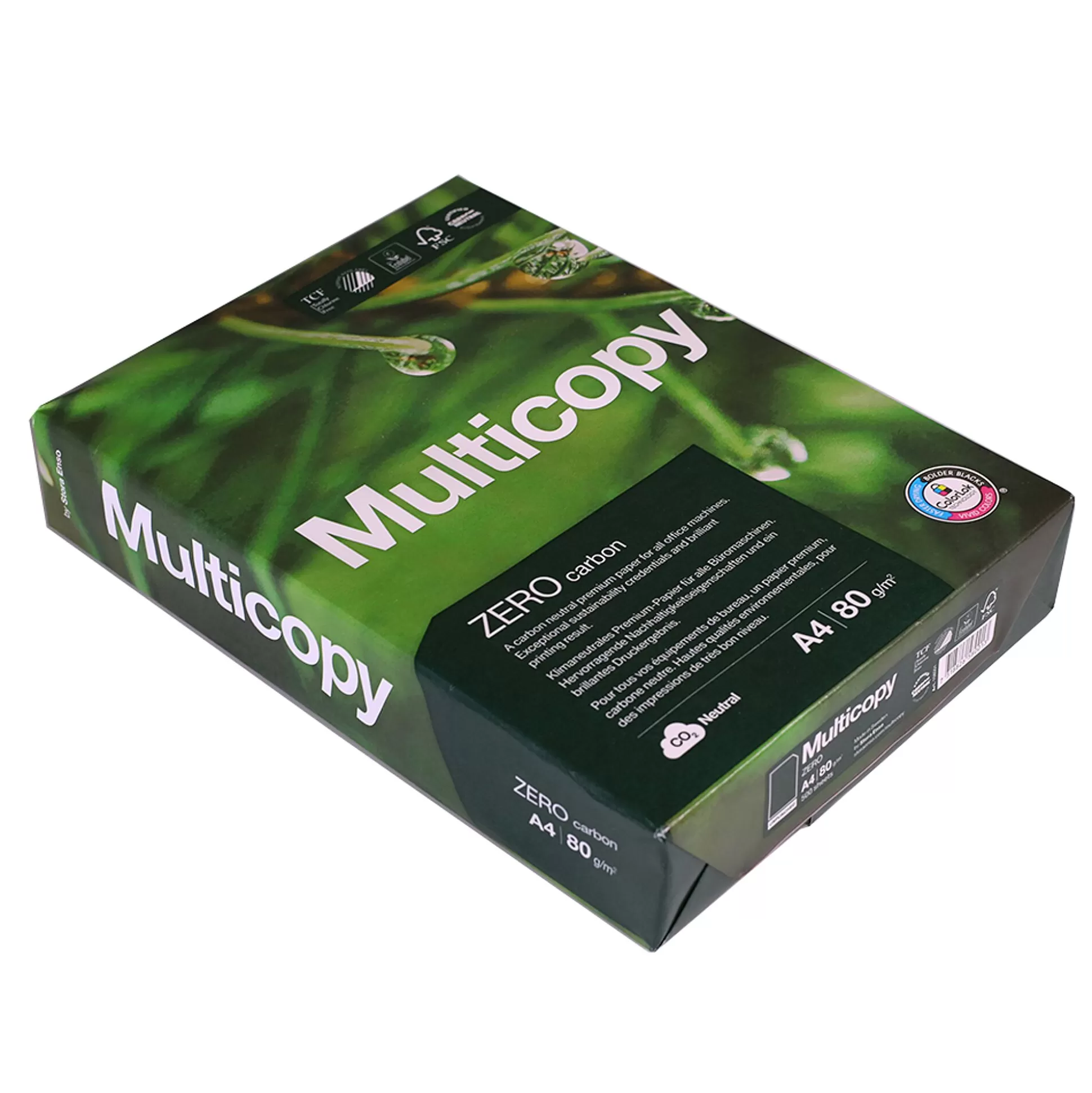 MULTICOPY Printpapier-Printpapier Zero Carbon Wit 80G/M A4 500 Vellen