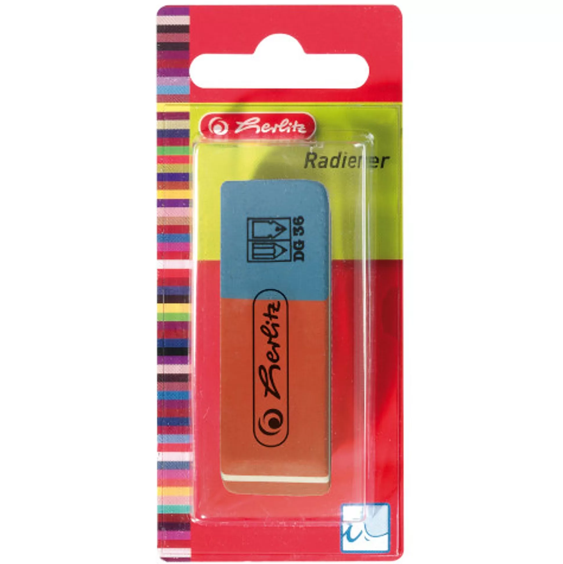 HERLITZ Potloden & Gommen-Rubber Gum 2 Stuks