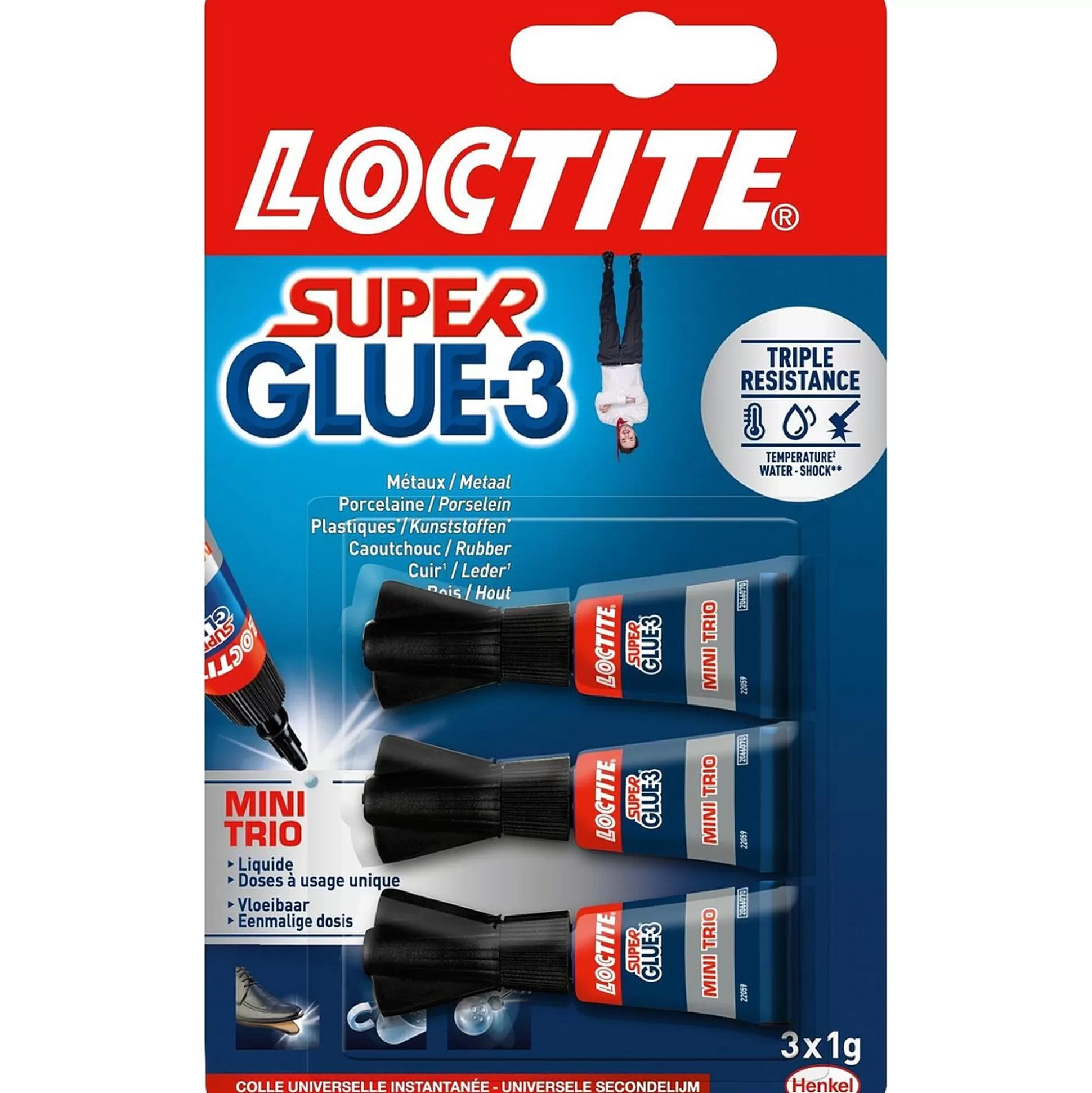 LOCTITE Lijmen-Secondelijm 3X1G