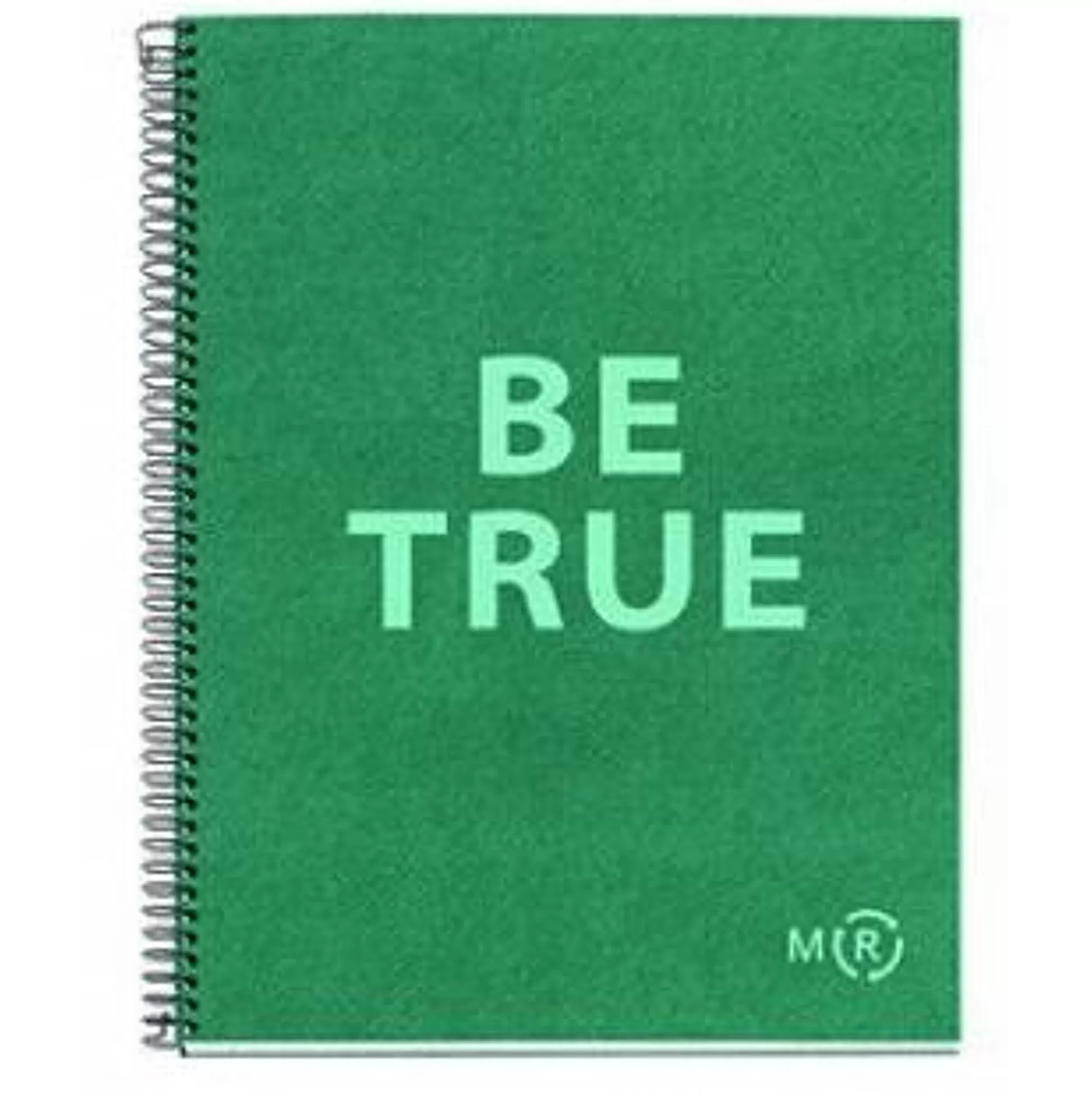 MIQUELRIUS Schriften-Spiraalschrift A4 Emerald Be True Eco 80 Vellen