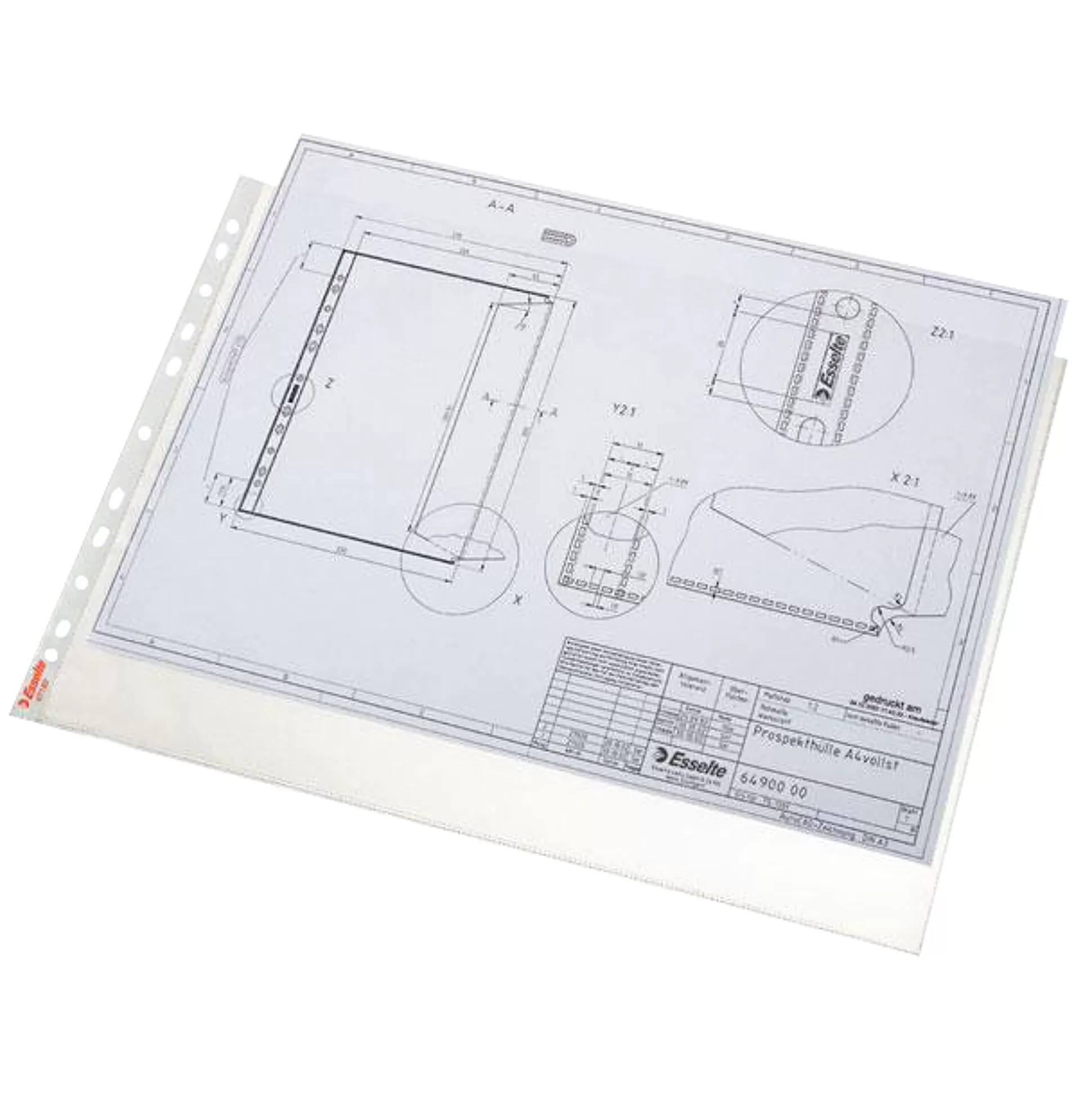 ESSELTE Klasseren-Standaard U-Map A3 Pp Landscape Copy-Safe 10 Stuks