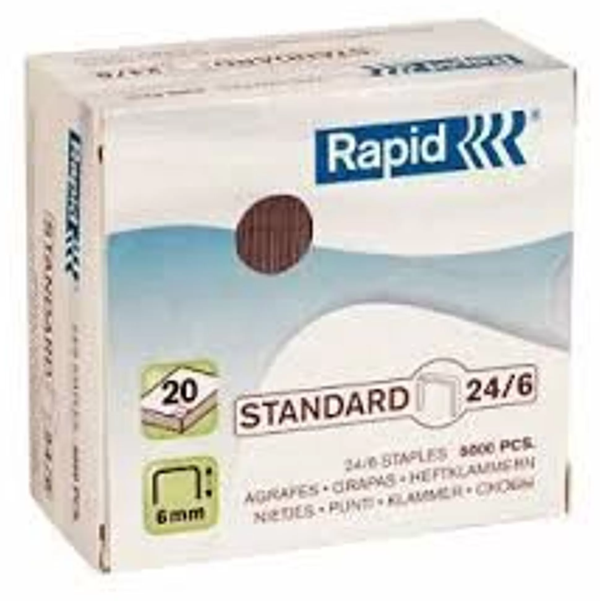 RAPID Perforeren, Nieten & Klemmen-Standard Nietjes 24/6 5000 Stuks