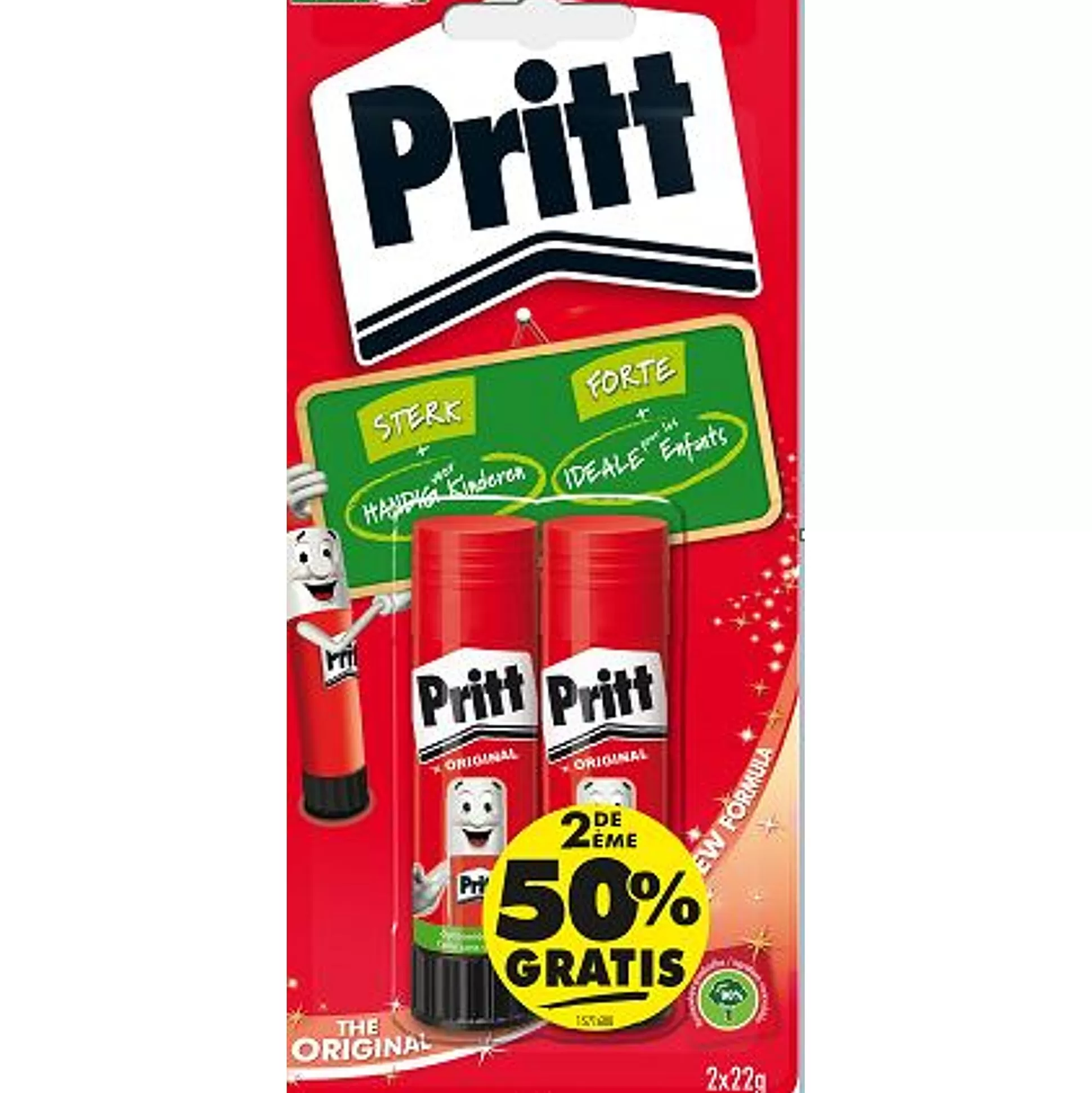 PRITT Lijmen-Stick 22G 2E Halve Prijs