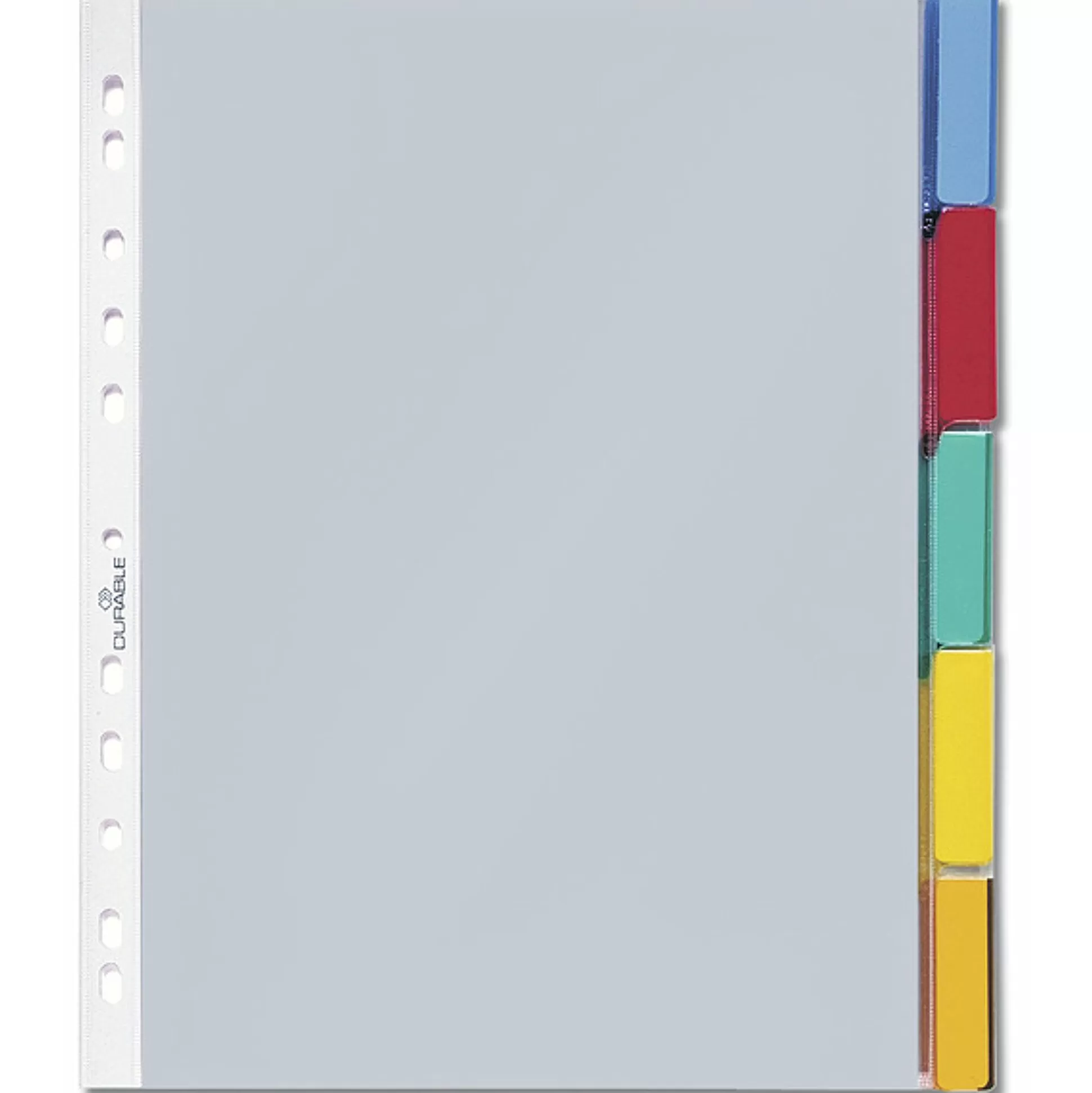 DURABLE Klasseren-Tabbladen Pp Voor Gebruik Tussen Pochetten A4 5 Tabs