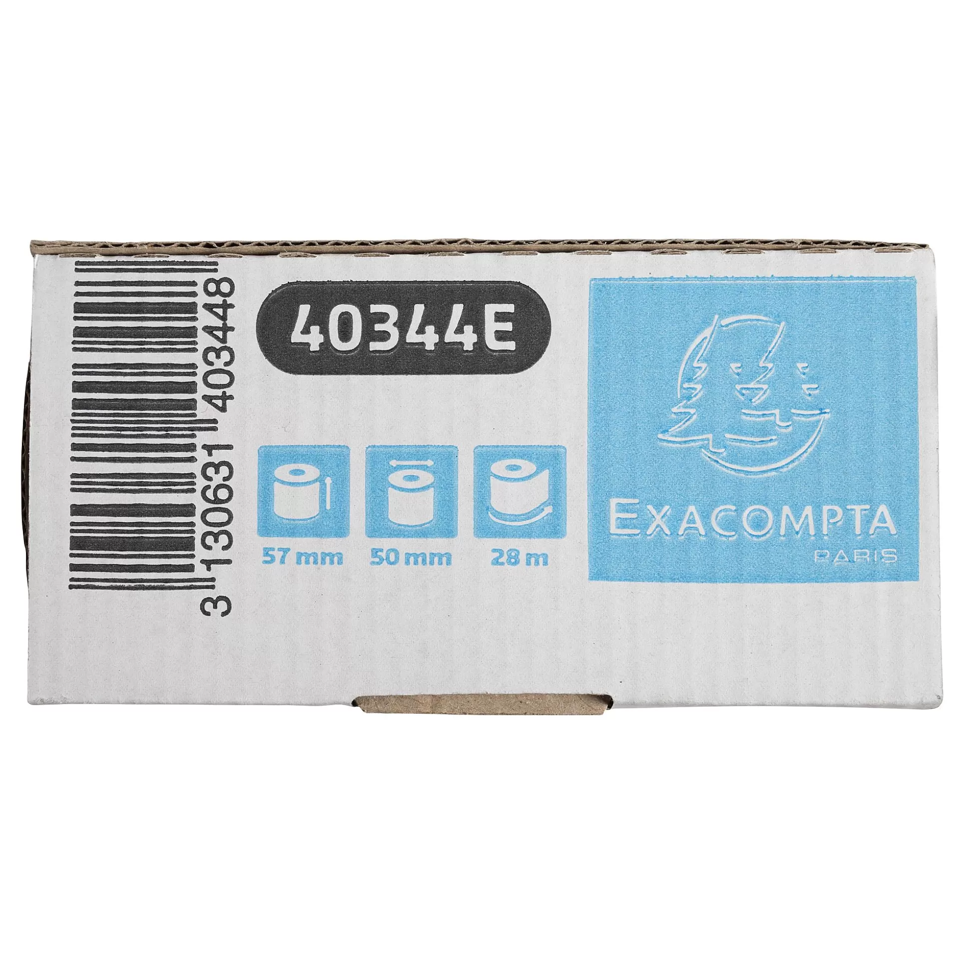 EXACOMPTA Kassa-Thermische Kassarol 57X50Mm L 28M Bpa-Vrij 10 Stuks