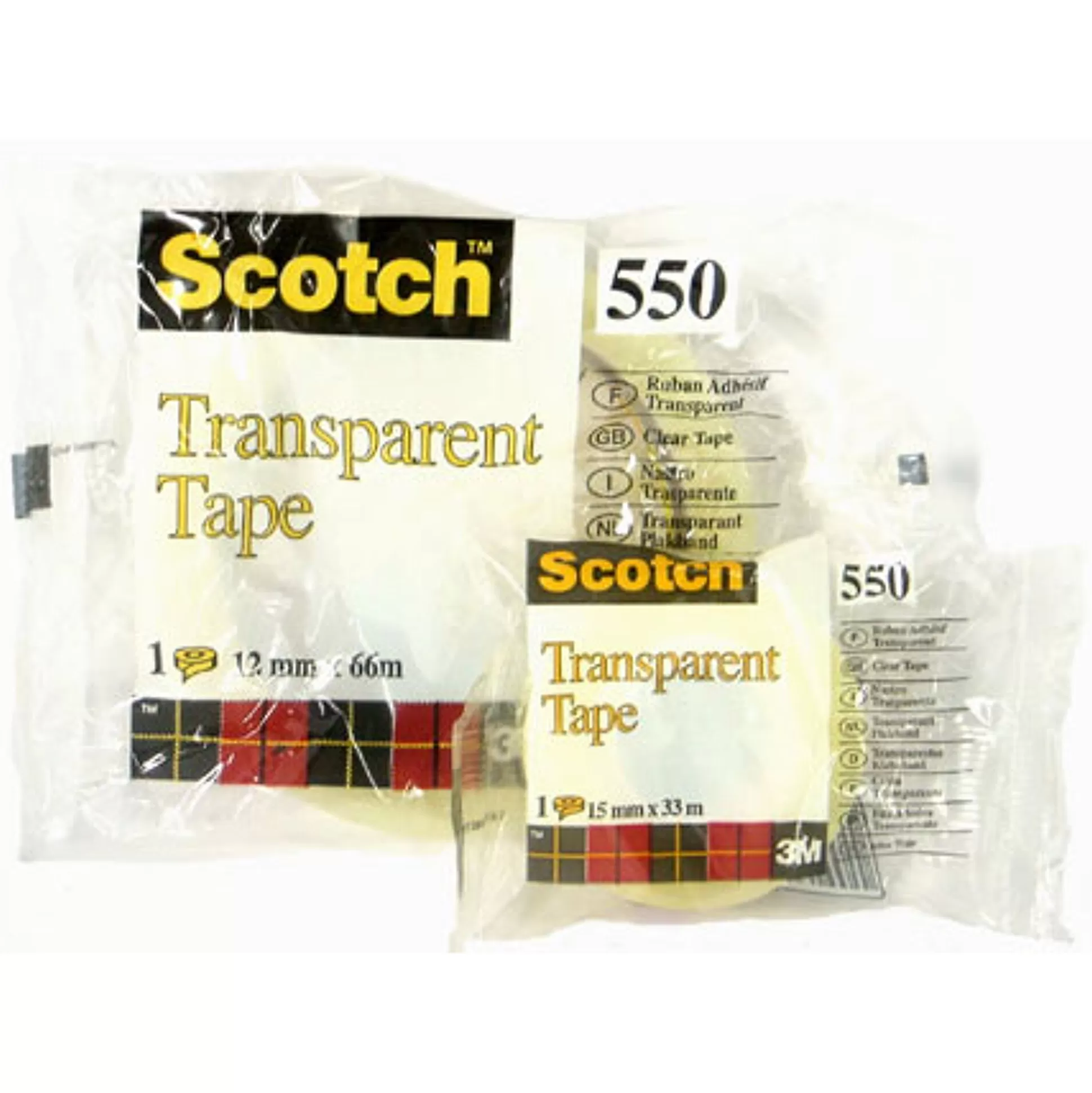 SCOTCH Lijmen & Plakken-Transparante Tape 12Mm X 33M 1 Stuk