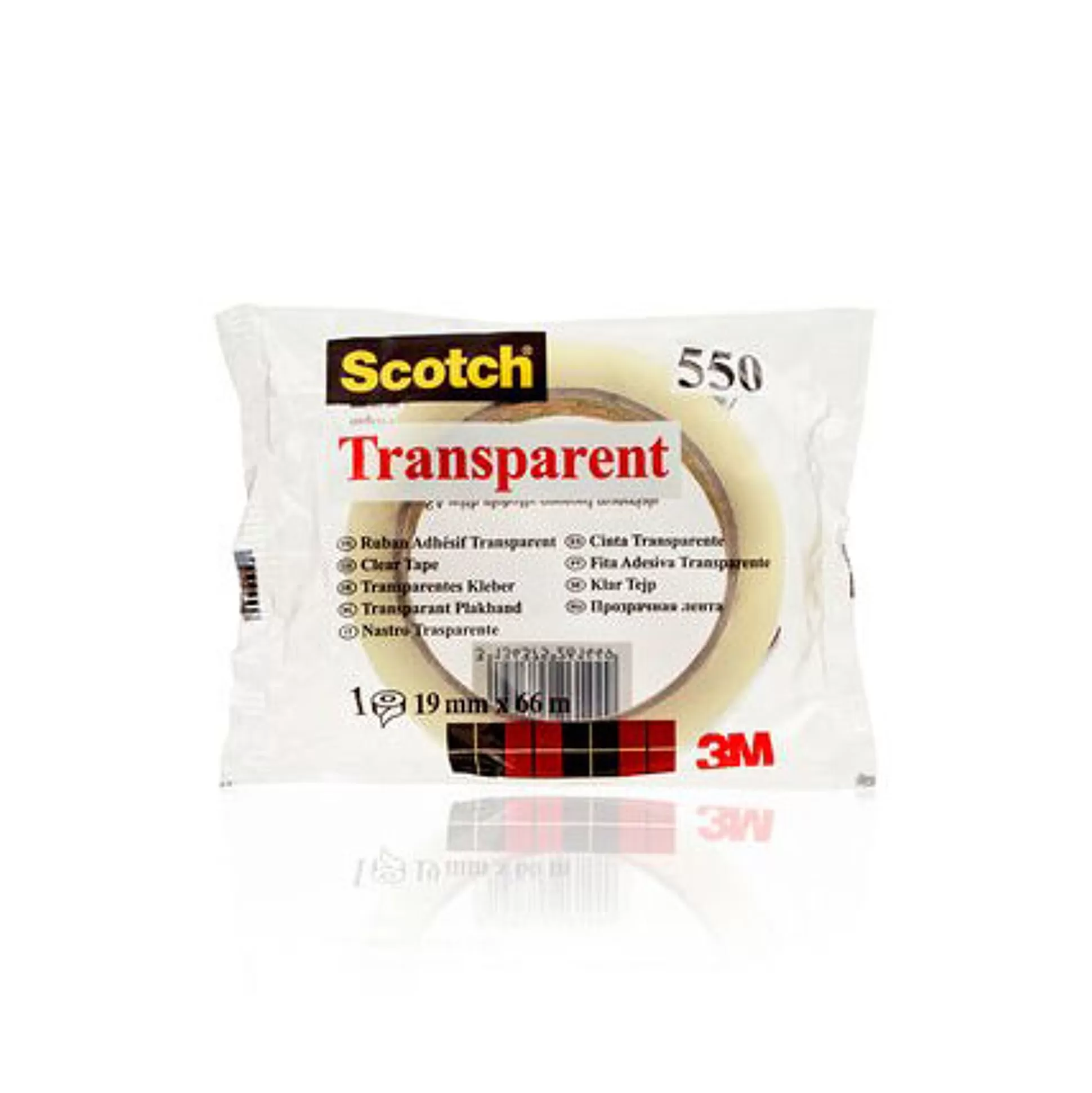 SCOTCH Lijmen & Plakken-Transparante Tape 19Mm X 33M