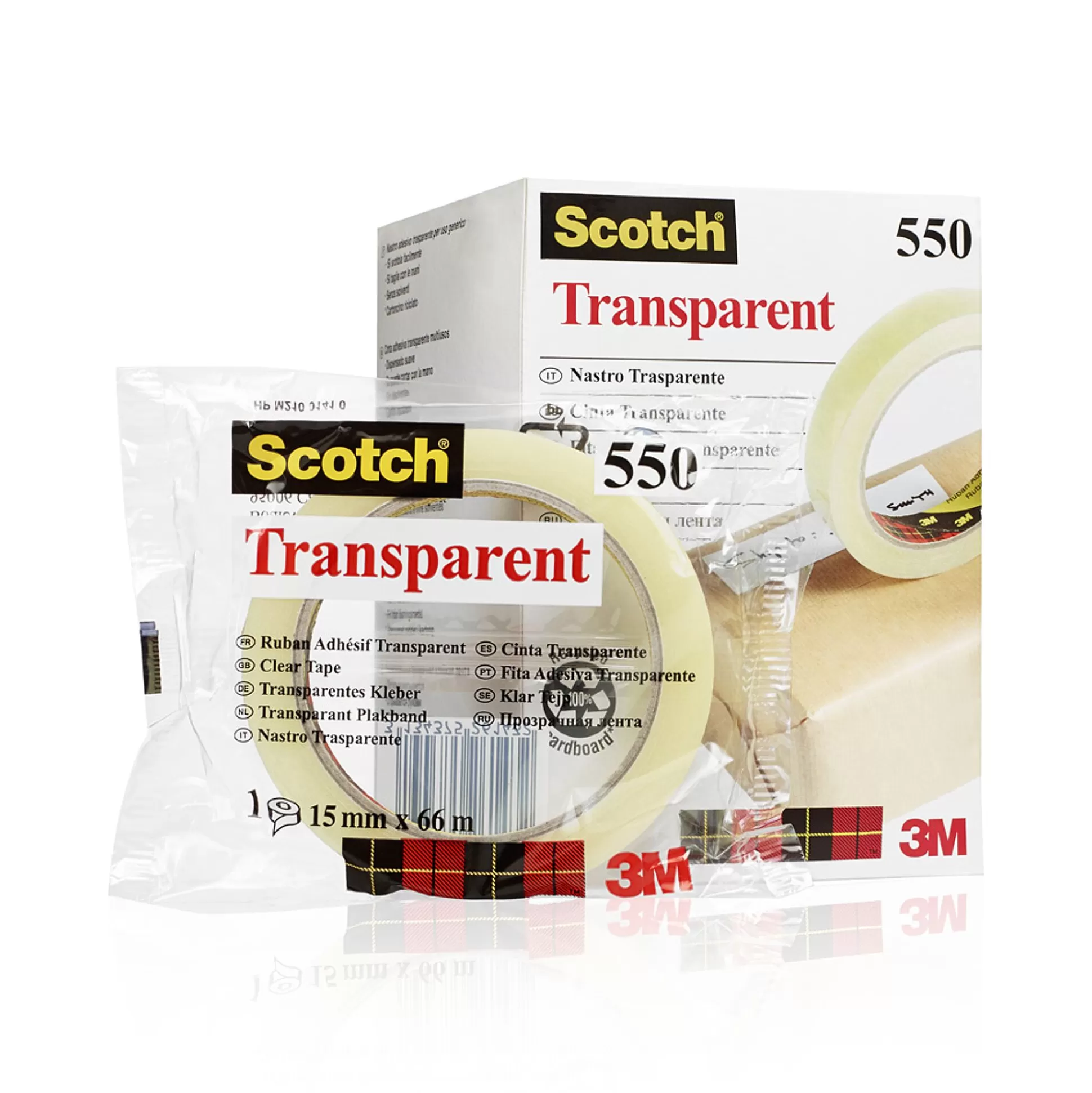 SCOTCH Lijmen & Plakken-Transparante Tape 19Mm X 66M