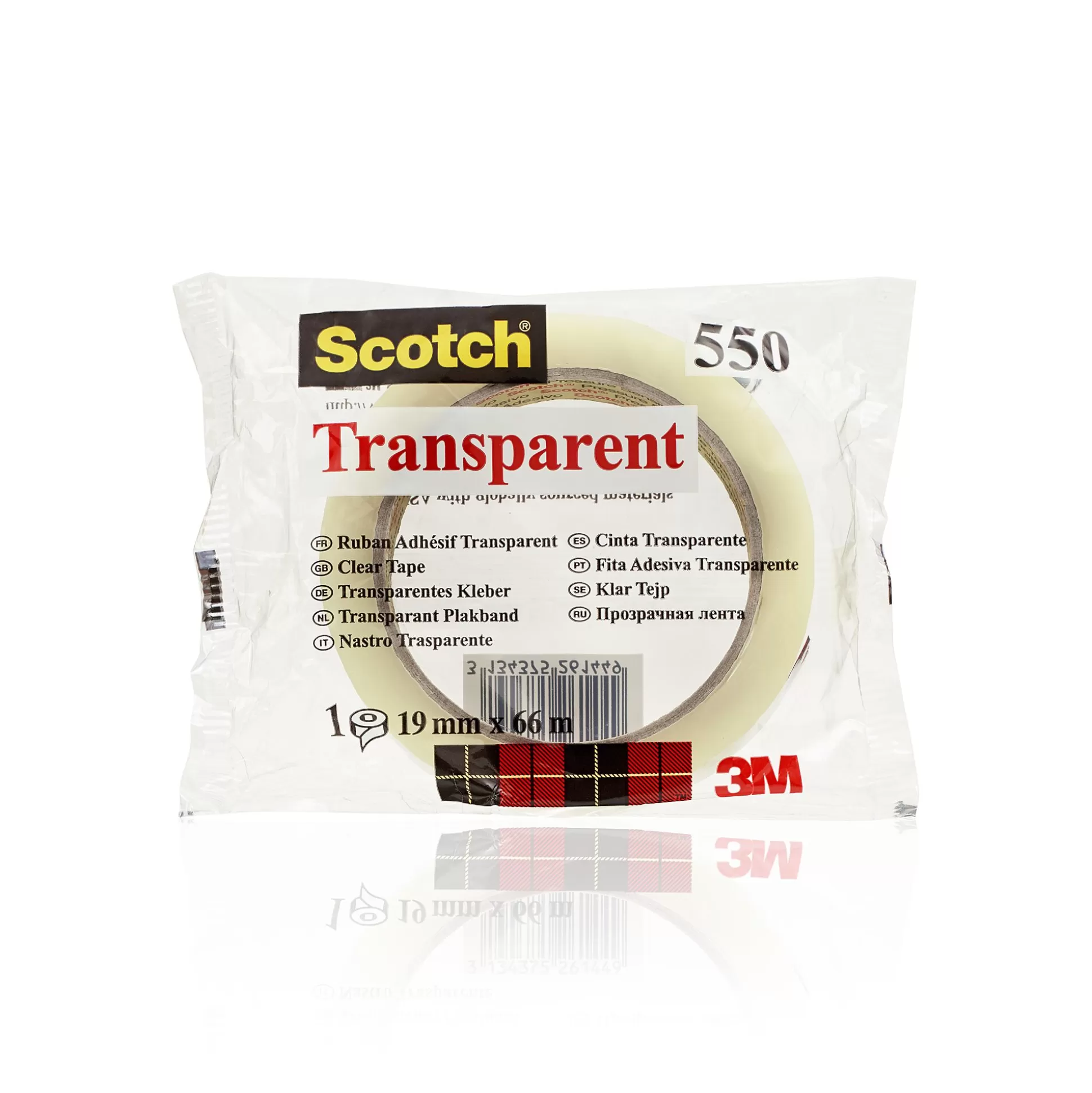 SCOTCH Lijmen & Plakken-Transparante Tape 19Mm X 66M