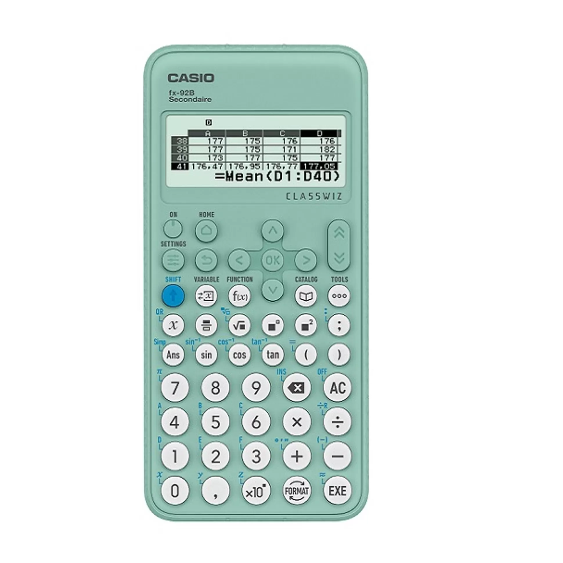 CASIO Rekenmachine-Wetenschappelijk Rekenmachine Fx92B Secondaire