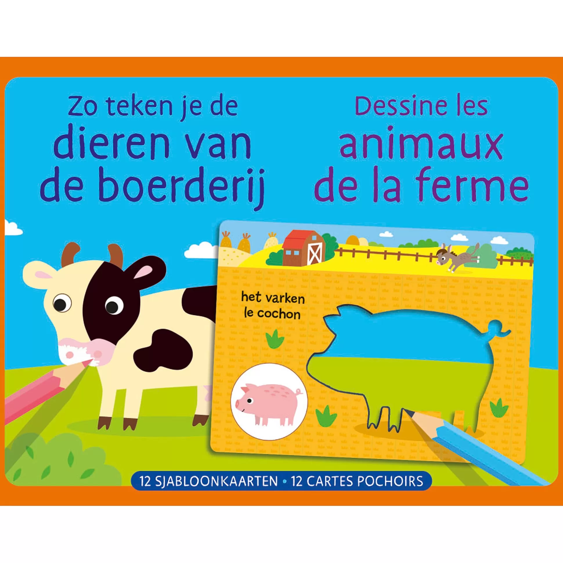 * Kleurboeken-Zo Teken Je De Dieren Van De Boerderij